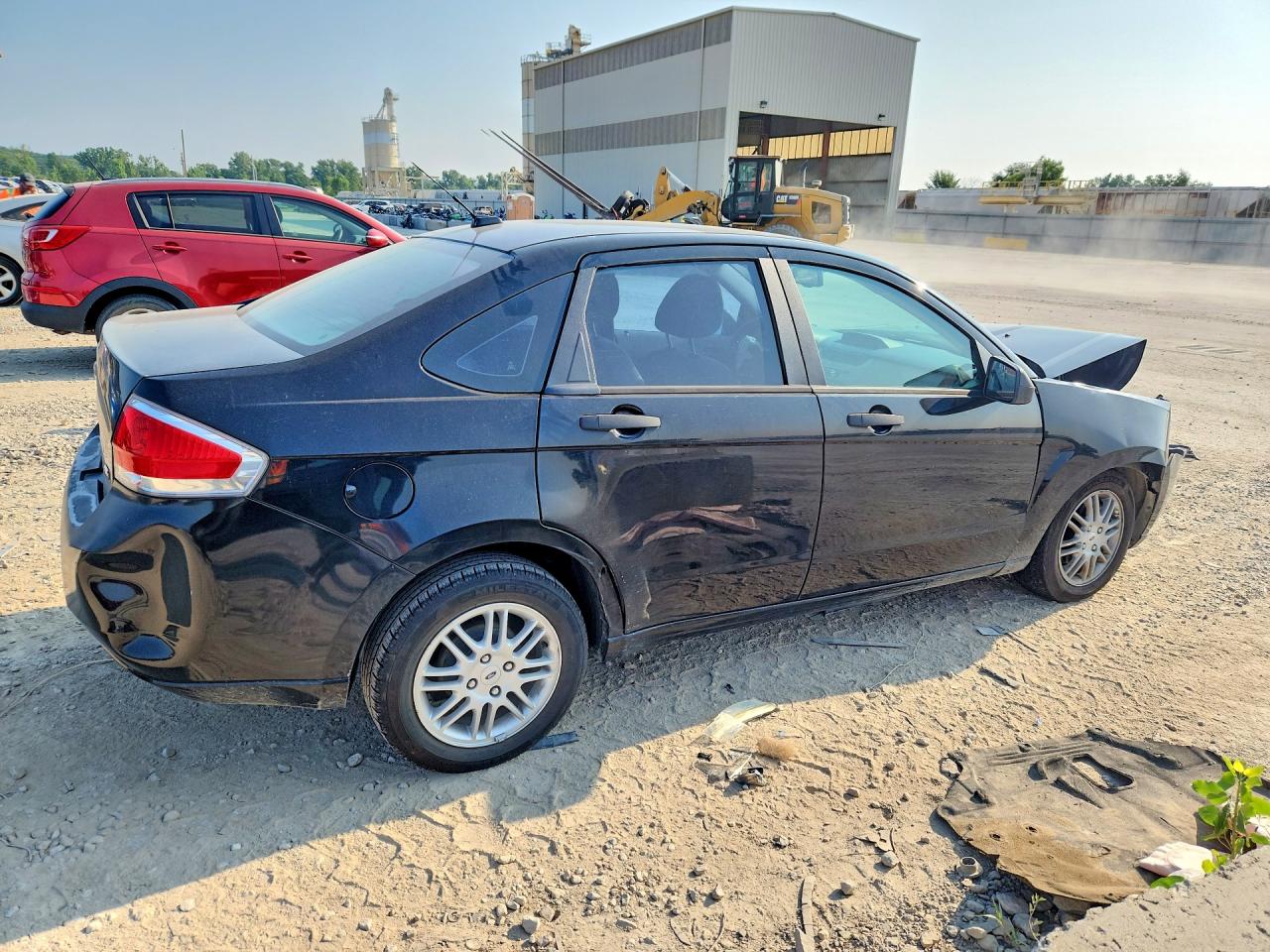 2011 Ford Focus Se Black vin: 1FAHP3FN8BW141441