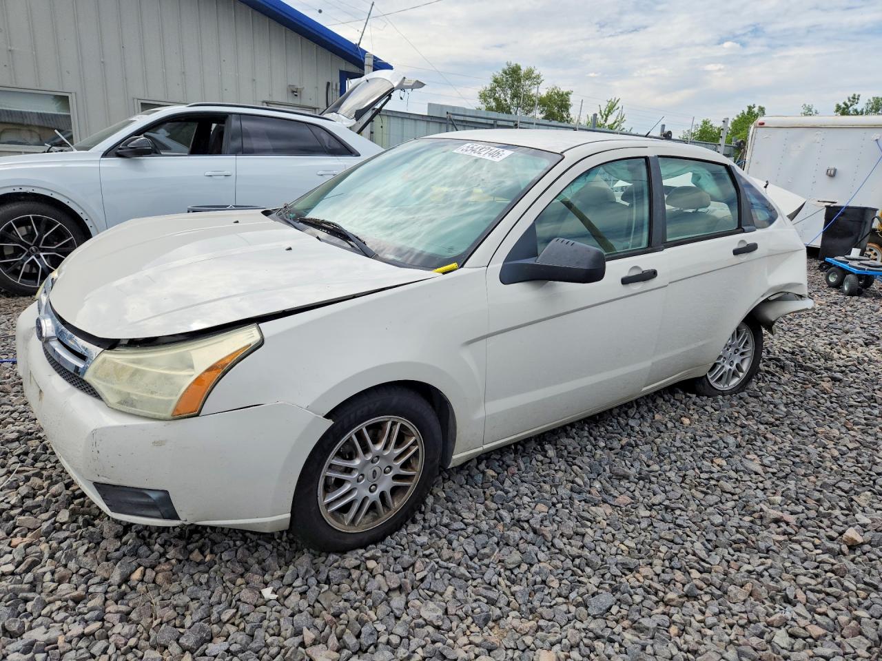2011 Ford Focus Se White vin: 1FAHP3FN8BW144470