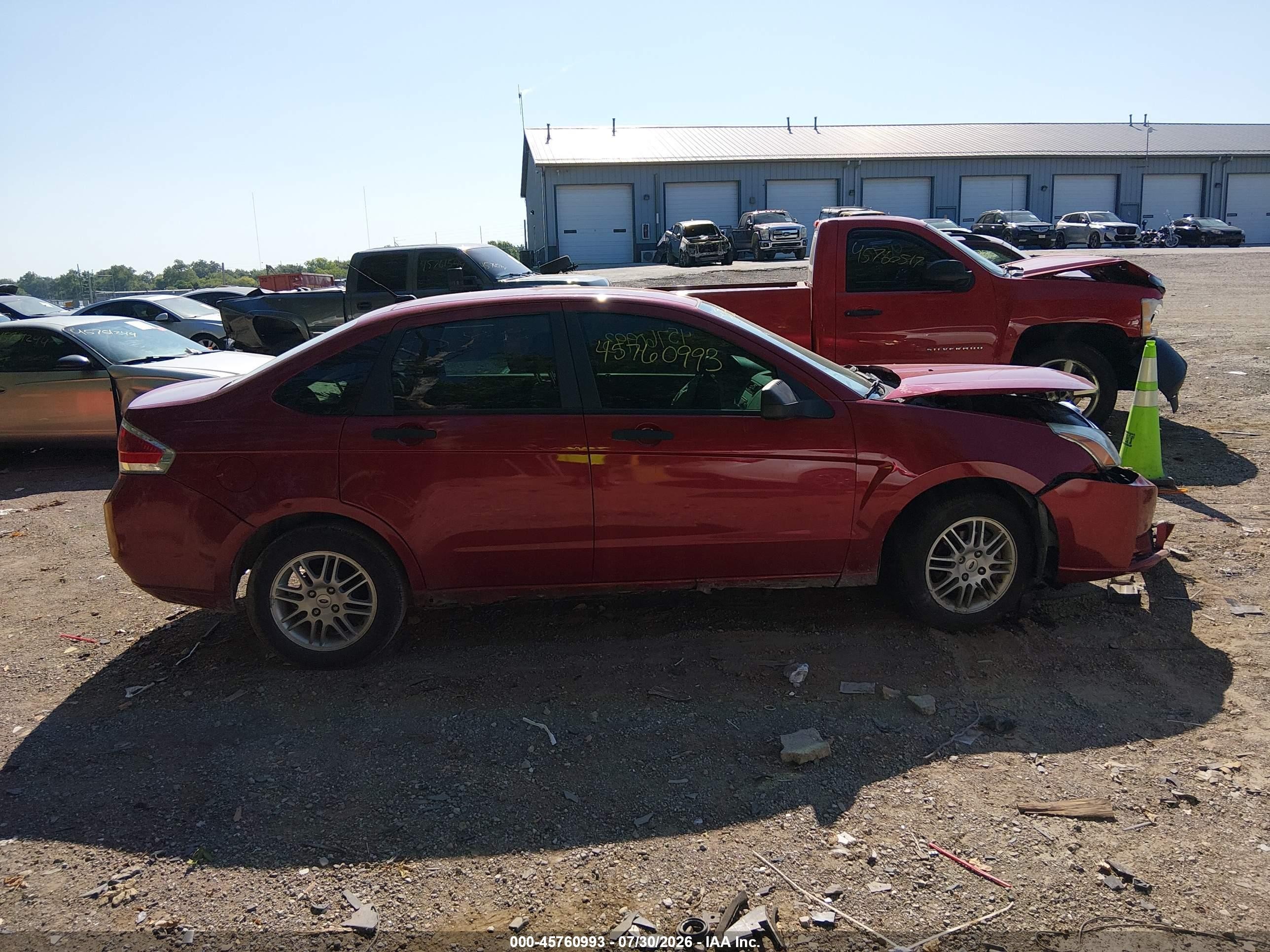 2011 Ford Focus Se Красный vin: 1FAHP3FN8BW145005