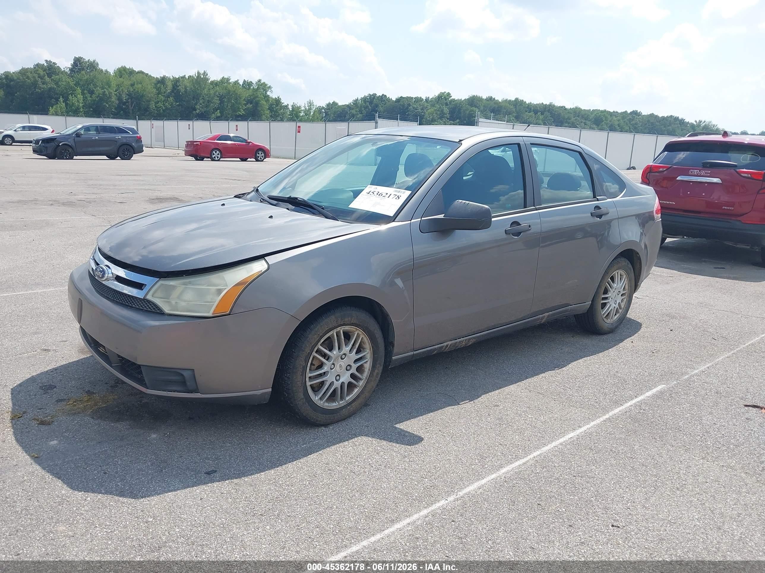 2011 Ford Focus Se Gray vin: 1FAHP3FN8BW145473