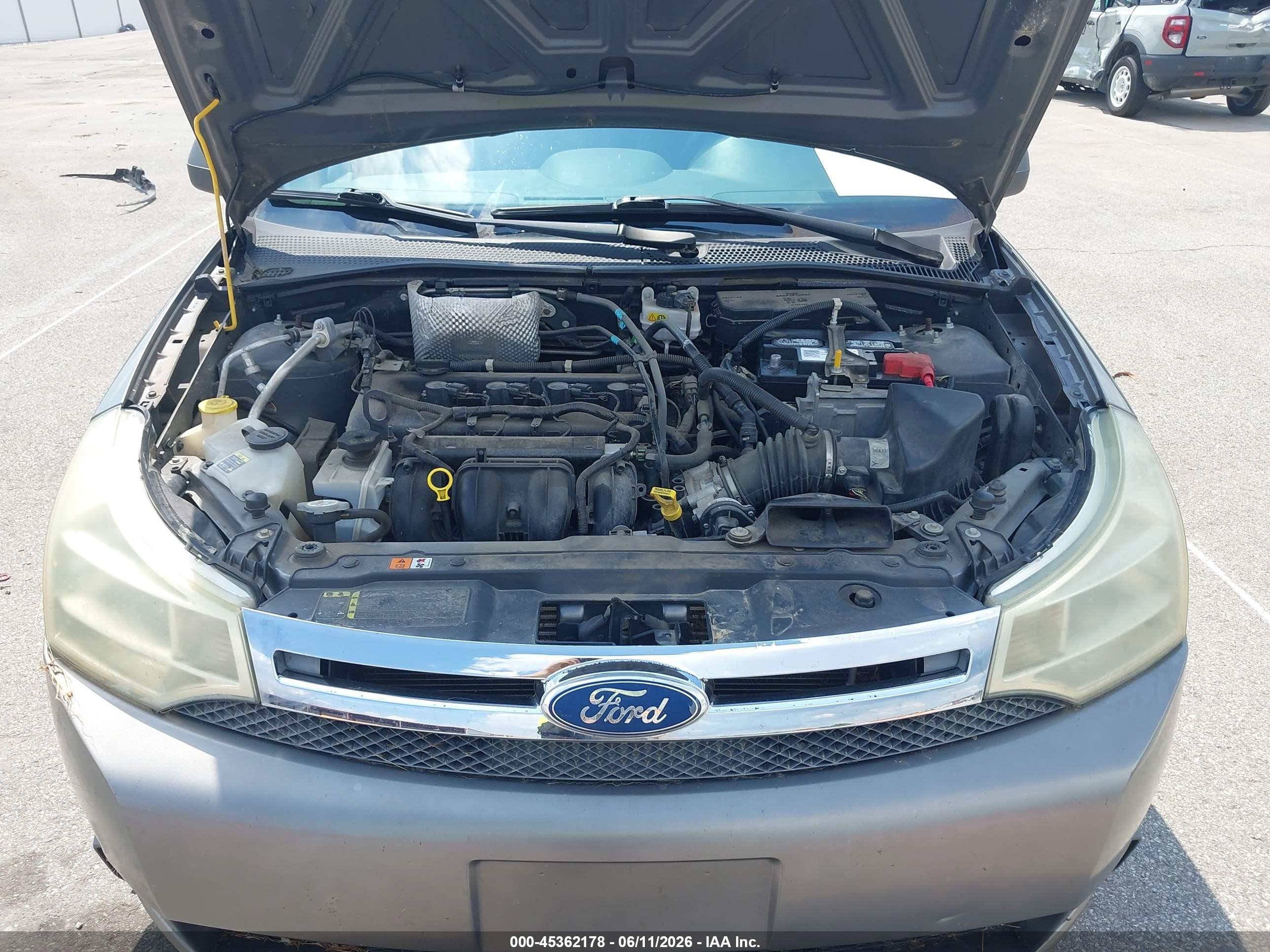 2011 Ford Focus Se Gray vin: 1FAHP3FN8BW145473
