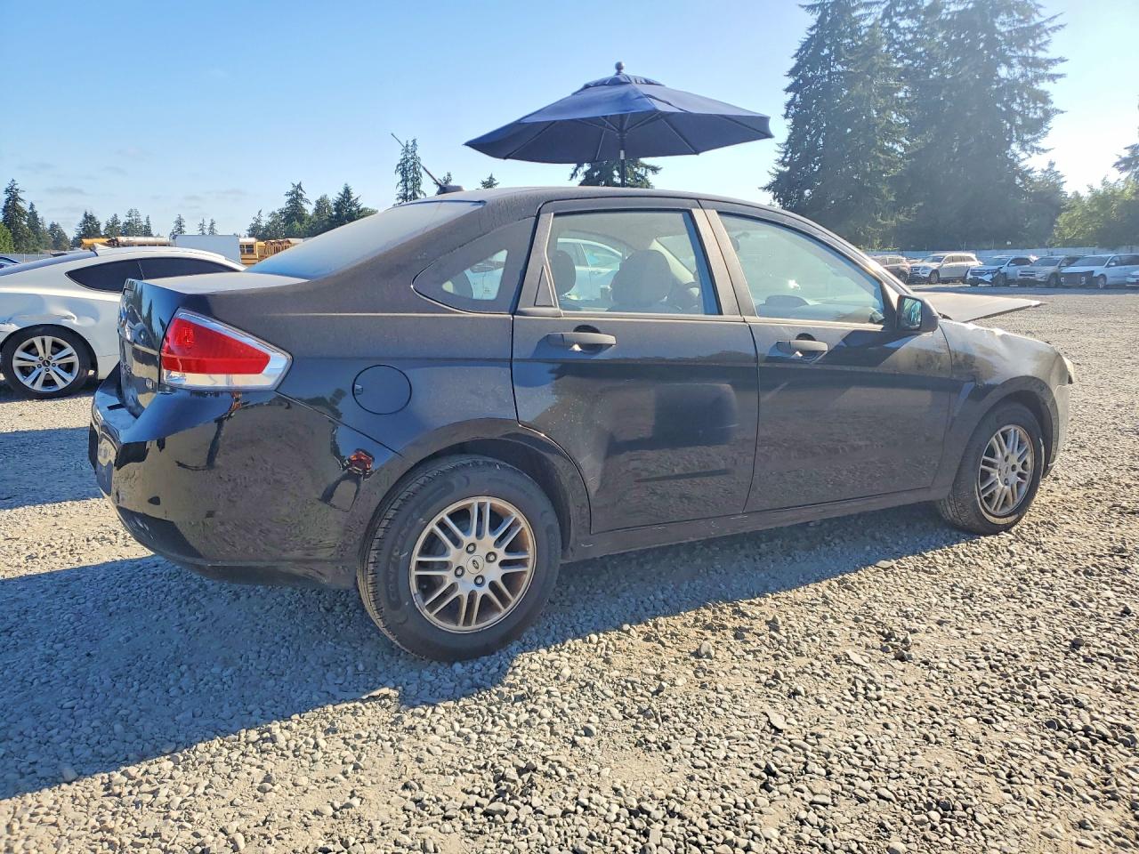 2011 Ford Focus Se Черный vin: 1FAHP3FN8BW151046