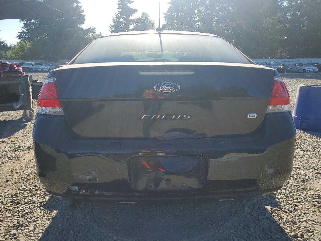 2011 Ford Focus Se Черный vin: 1FAHP3FN8BW151046