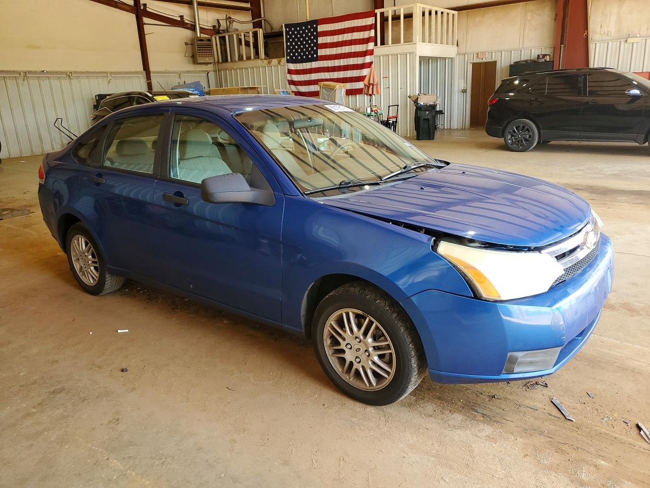 2011 Ford Focus Se Blue vin: 1FAHP3FN8BW189635