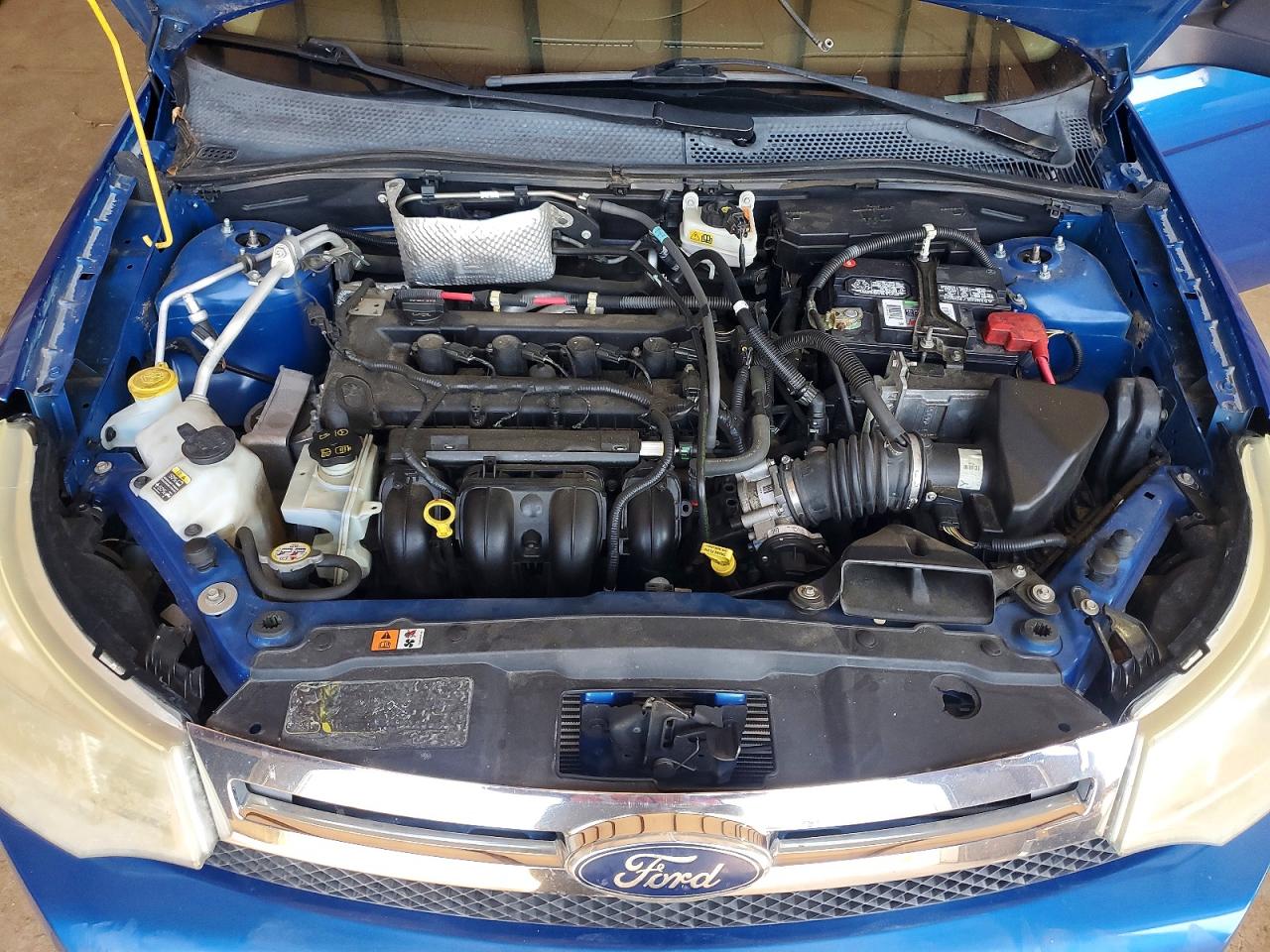 2011 Ford Focus Se Blue vin: 1FAHP3FN8BW189635