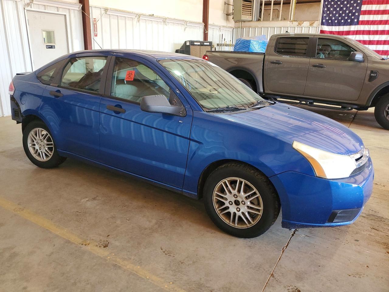 2010 Ford Focus Se Blue vin: 1FAHP3FN9AW164080