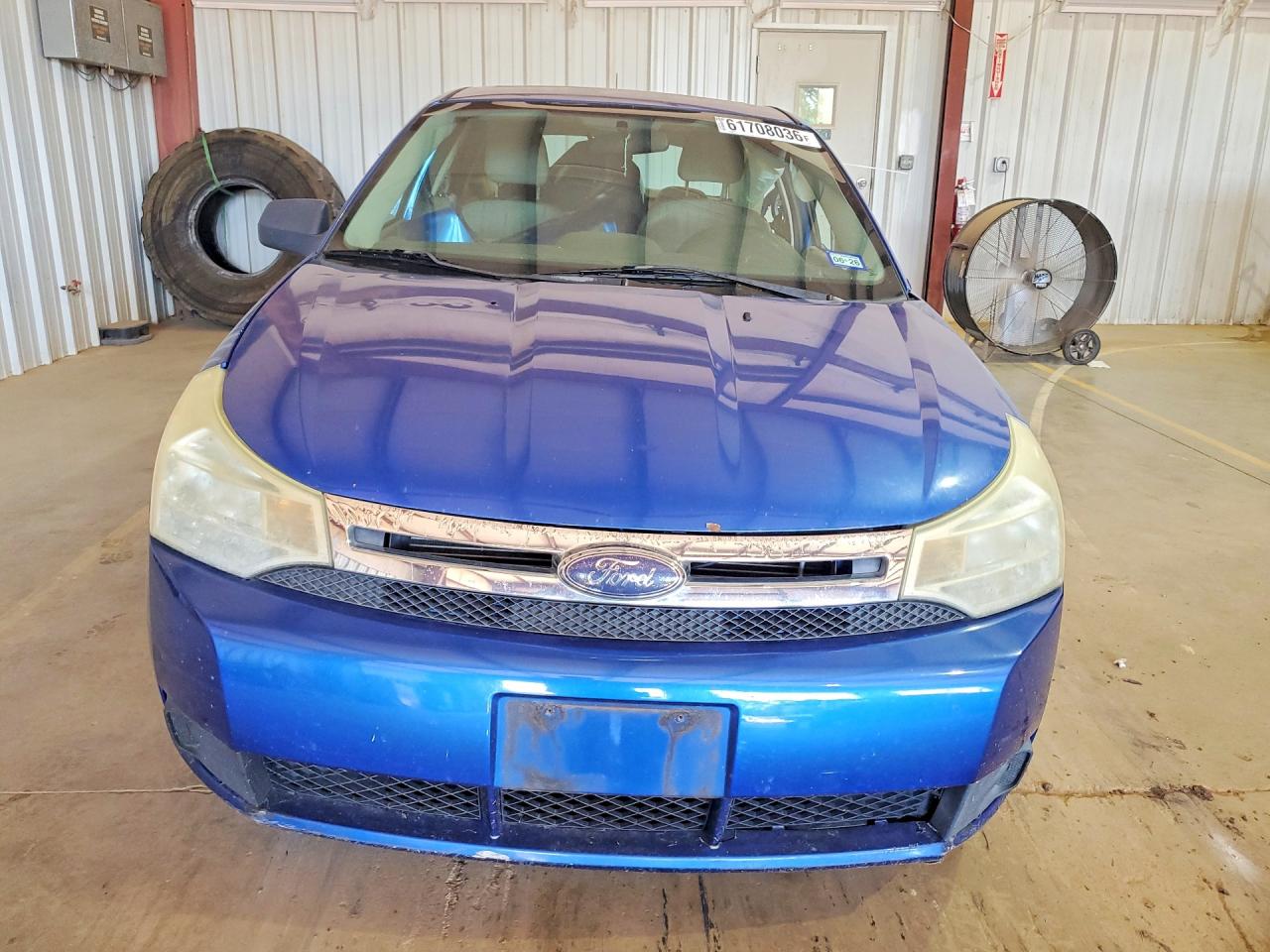2010 Ford Focus Se Blue vin: 1FAHP3FN9AW164080