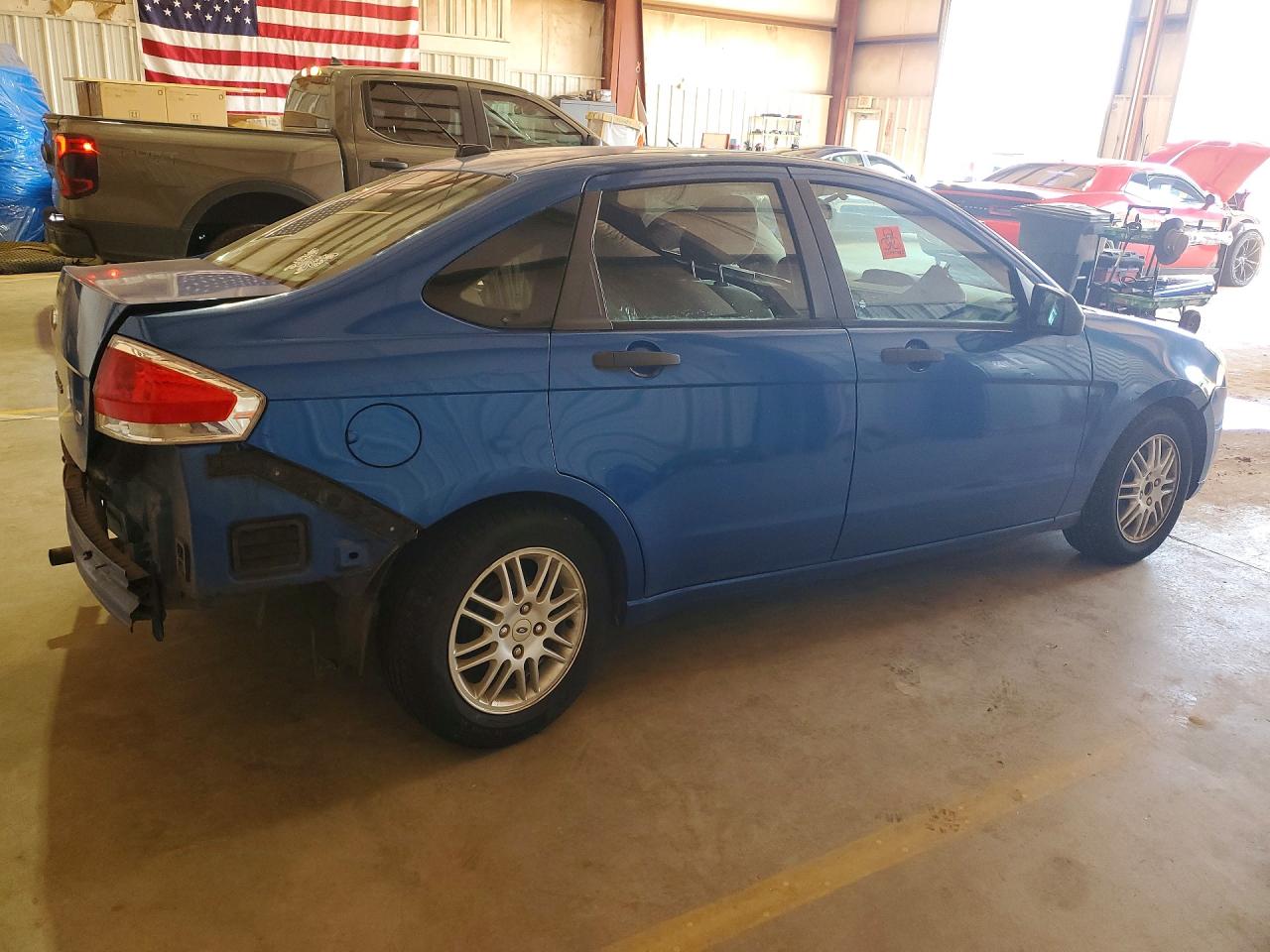 2010 Ford Focus Se Blue vin: 1FAHP3FN9AW164080