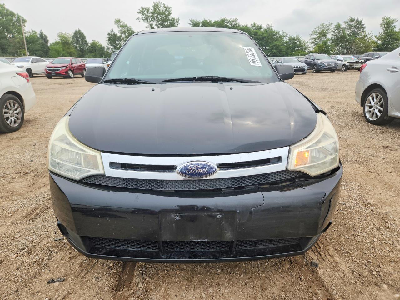 2010 Ford Focus Se Black vin: 1FAHP3FN9AW165231