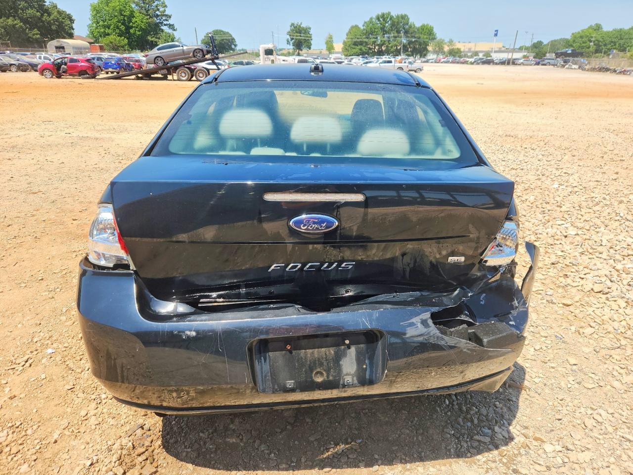2010 Ford Focus Se Black vin: 1FAHP3FN9AW194731