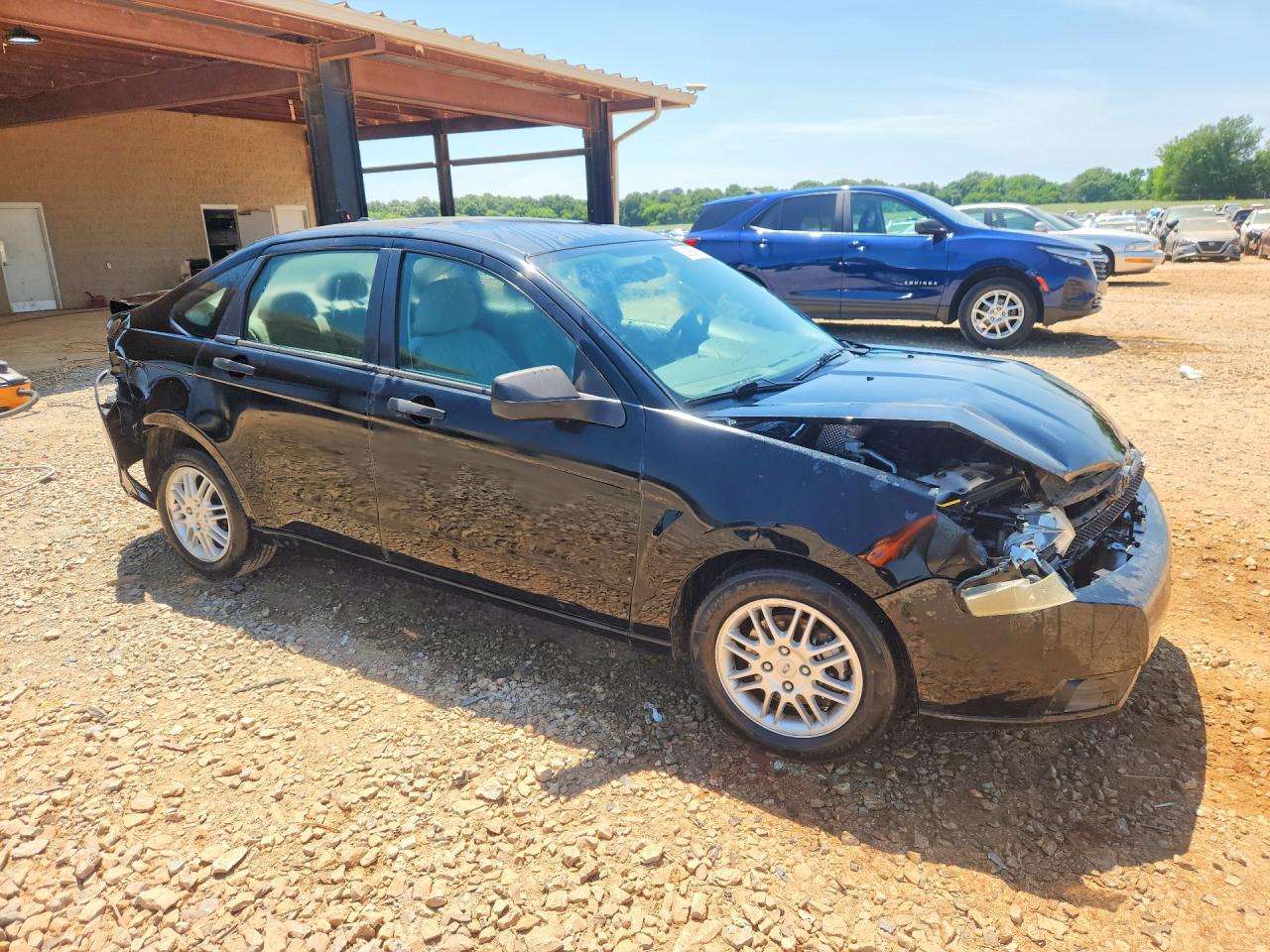 2010 Ford Focus Se Black vin: 1FAHP3FN9AW194731