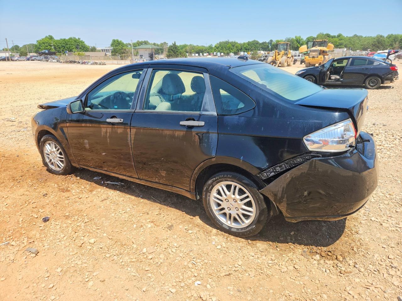 2010 Ford Focus Se Black vin: 1FAHP3FN9AW194731