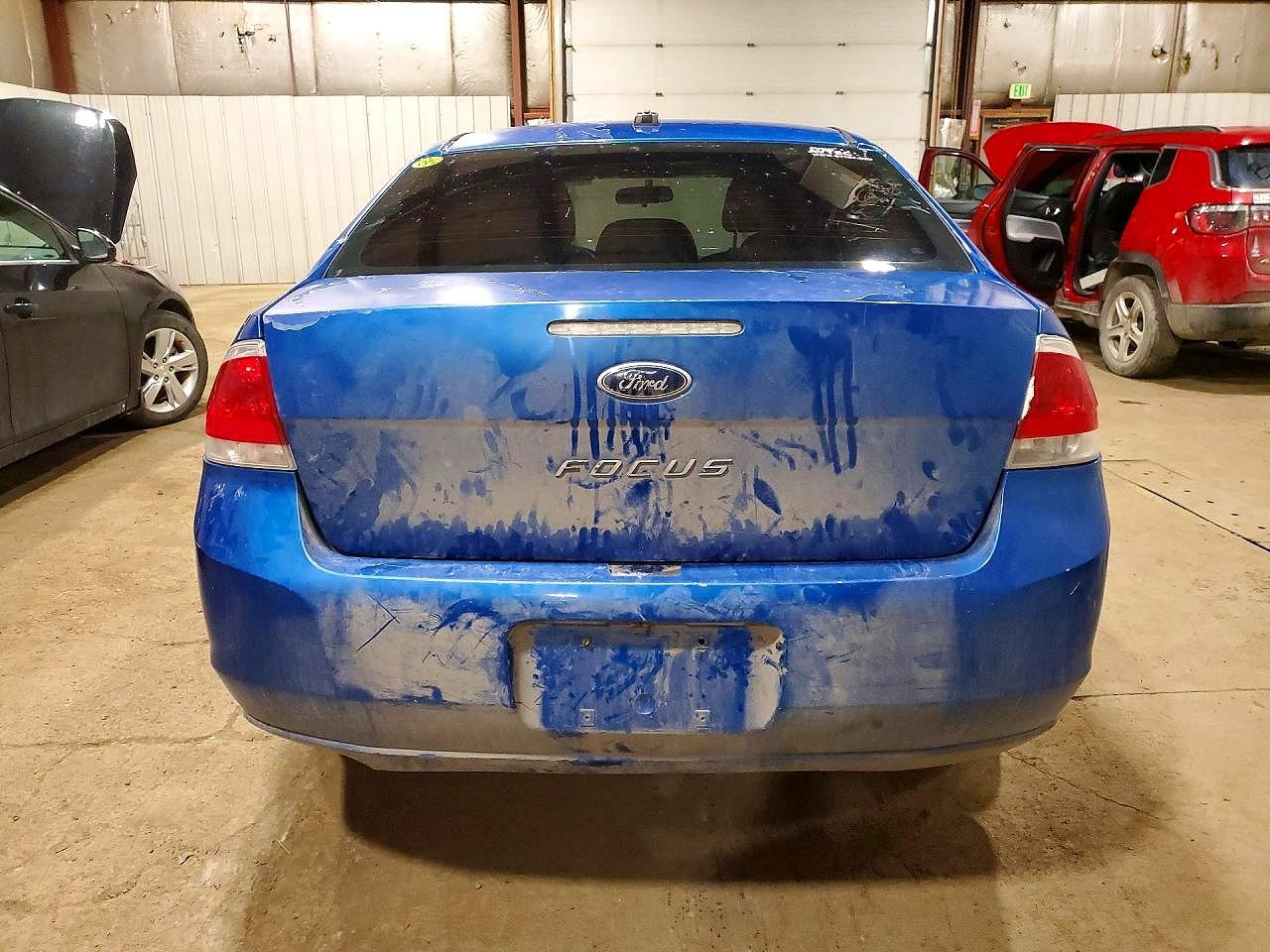 2010 Ford Focus Se Blue vin: 1FAHP3FN9AW252109