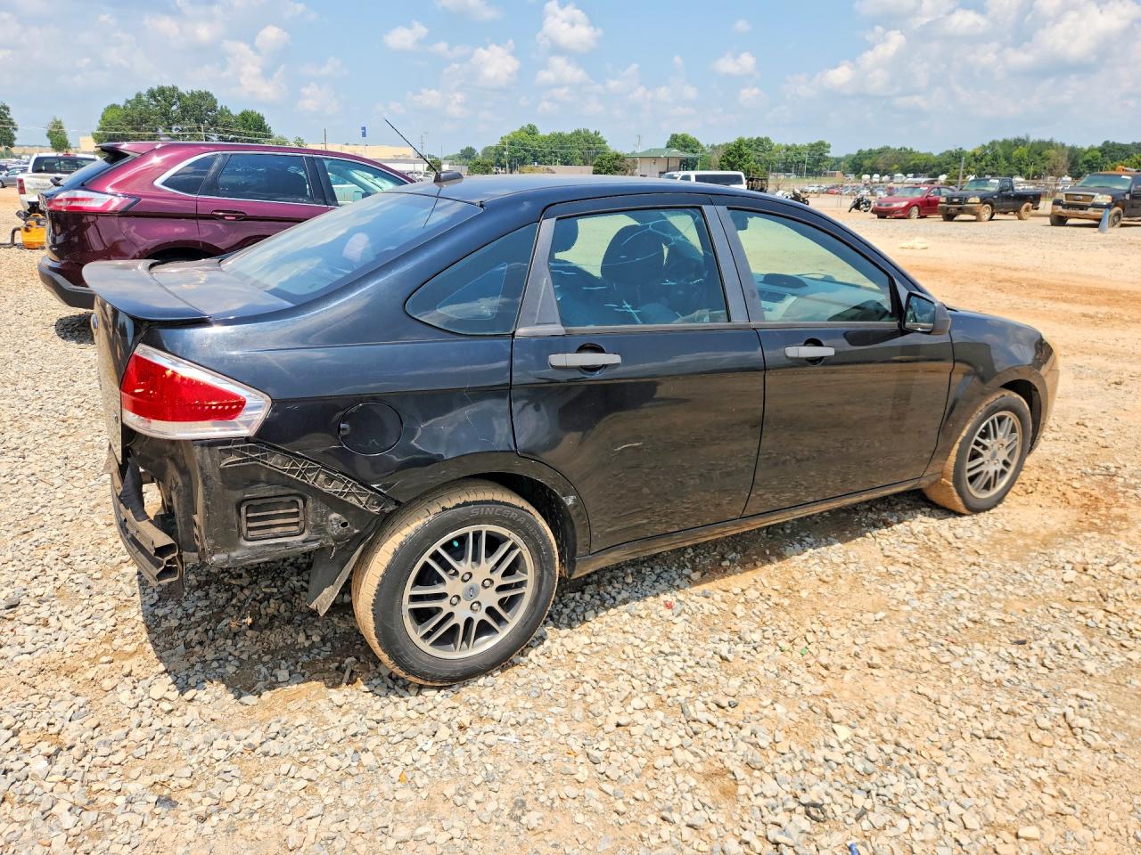 2011 Ford Focus Se Black vin: 1FAHP3FN9BW105189