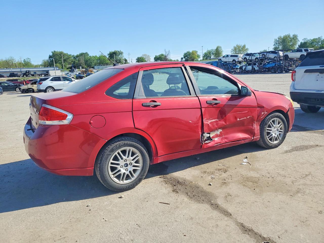 2010 Ford Focus Se Бордовый vin: 1FAHP3FNXAW125370