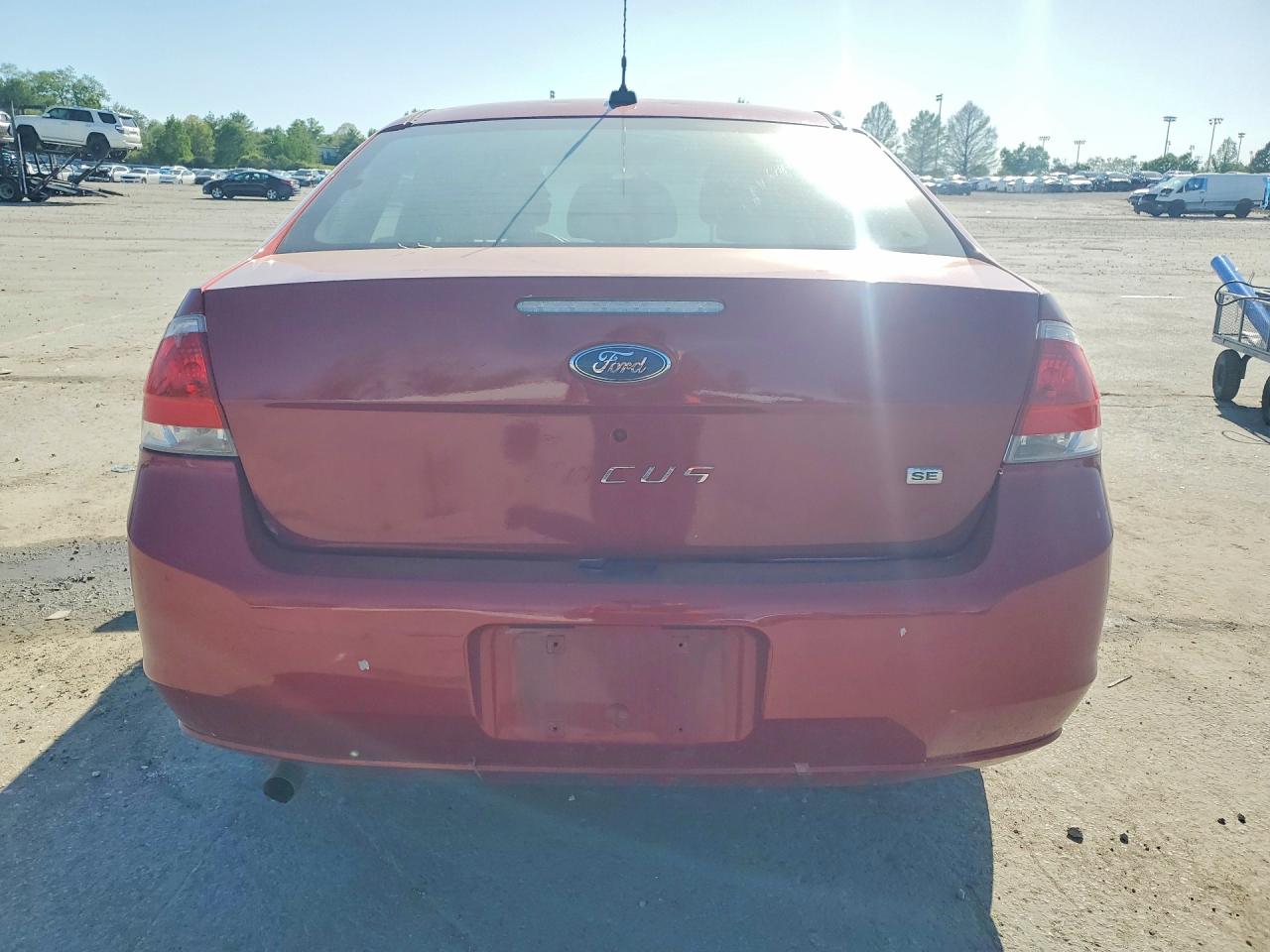 2010 Ford Focus Se Бордовый vin: 1FAHP3FNXAW125370