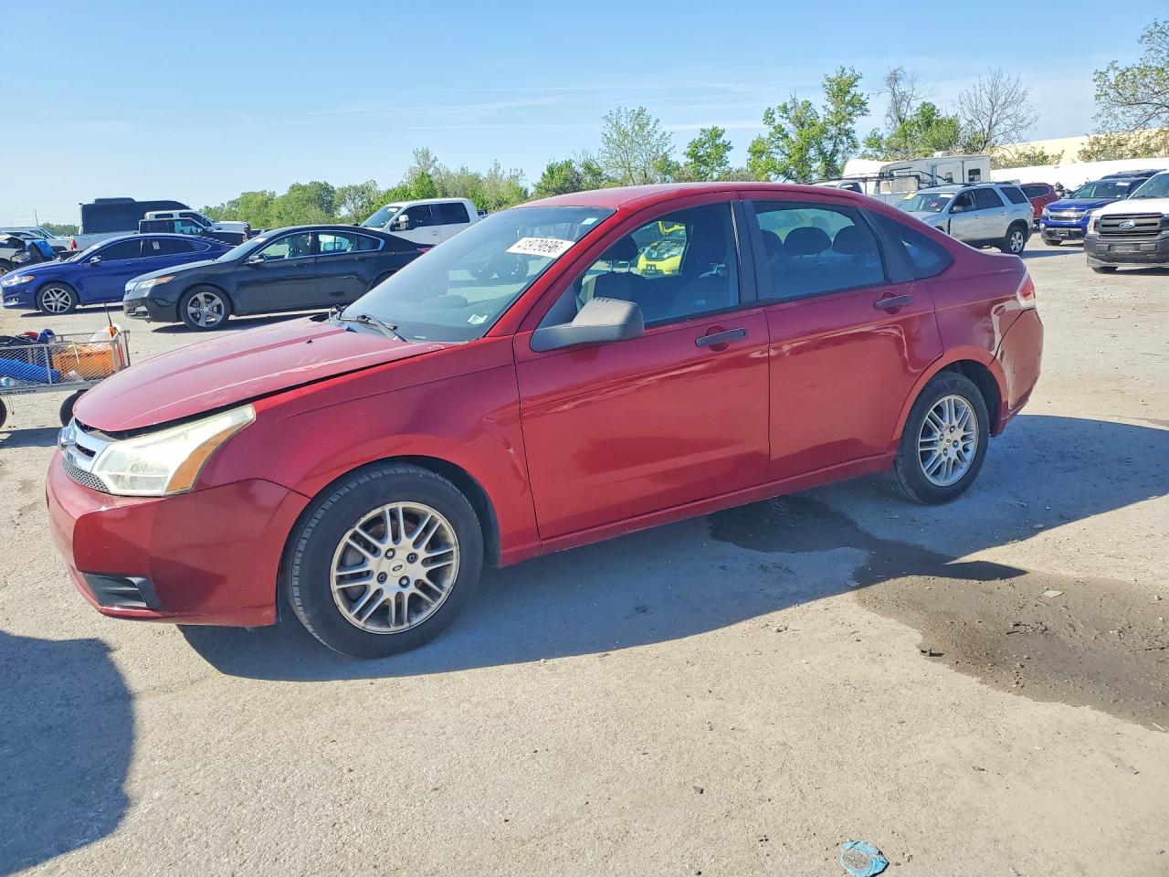 2010 Ford Focus Se Бордовый vin: 1FAHP3FNXAW125370