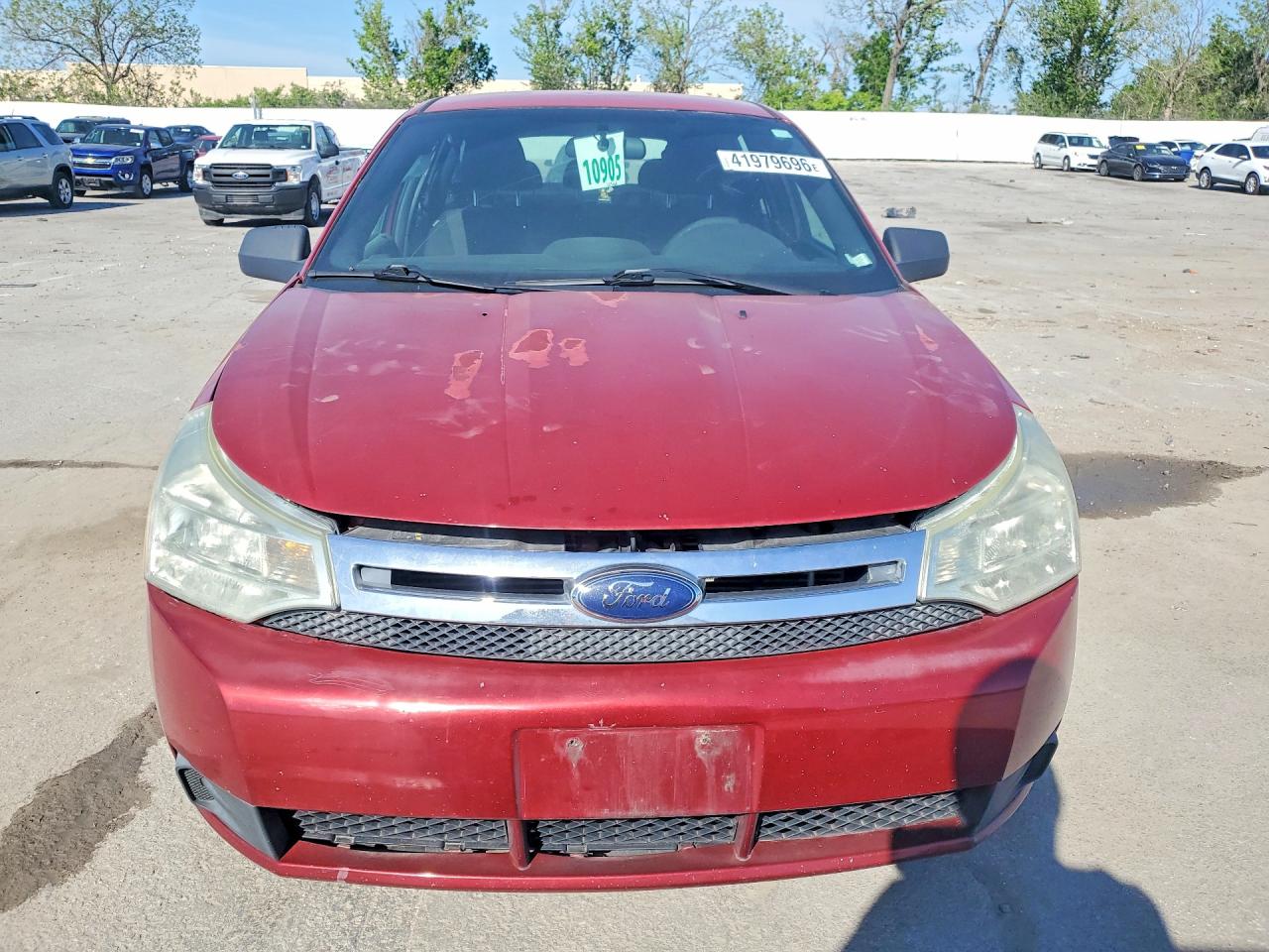 2010 Ford Focus Se Бордовый vin: 1FAHP3FNXAW125370