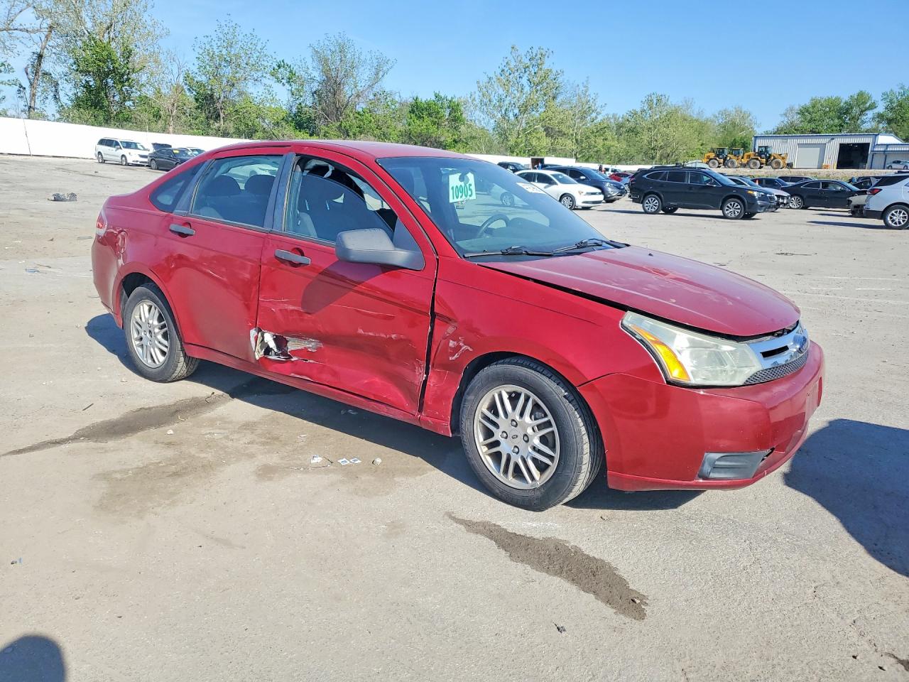 2010 Ford Focus Se Бордовый vin: 1FAHP3FNXAW125370