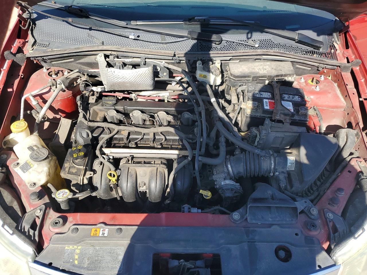 2010 Ford Focus Se Бордовый vin: 1FAHP3FNXAW125370