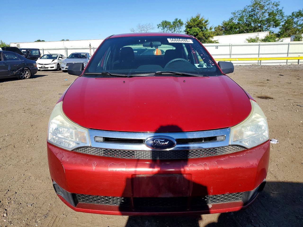2010 Ford Focus Se Red vin: 1FAHP3FNXAW125451