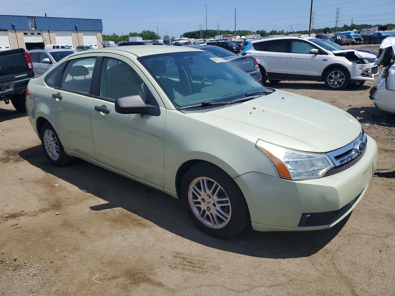 2010 Ford Focus Green vin: 1FAHP3FNXAW278671