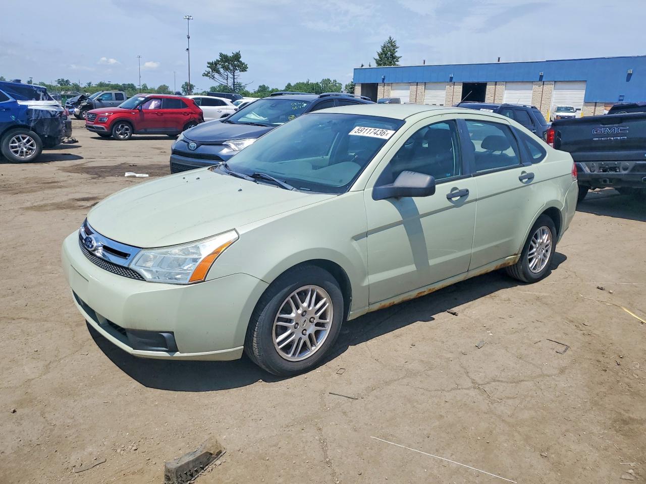 2010 Ford Focus Green vin: 1FAHP3FNXAW278671