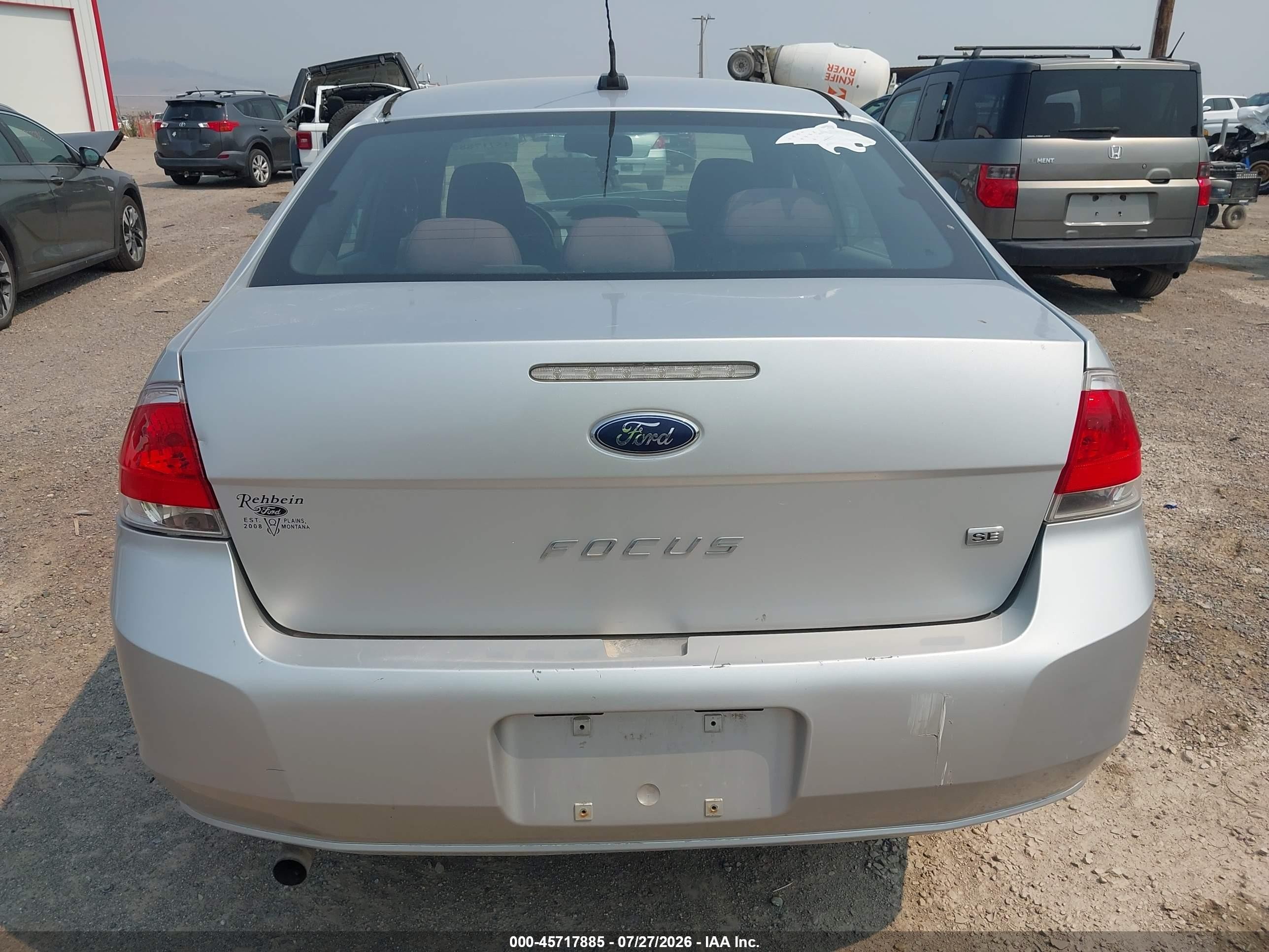 2010 Ford Focus Se Silver vin: 1FAHP3FNXAW296913