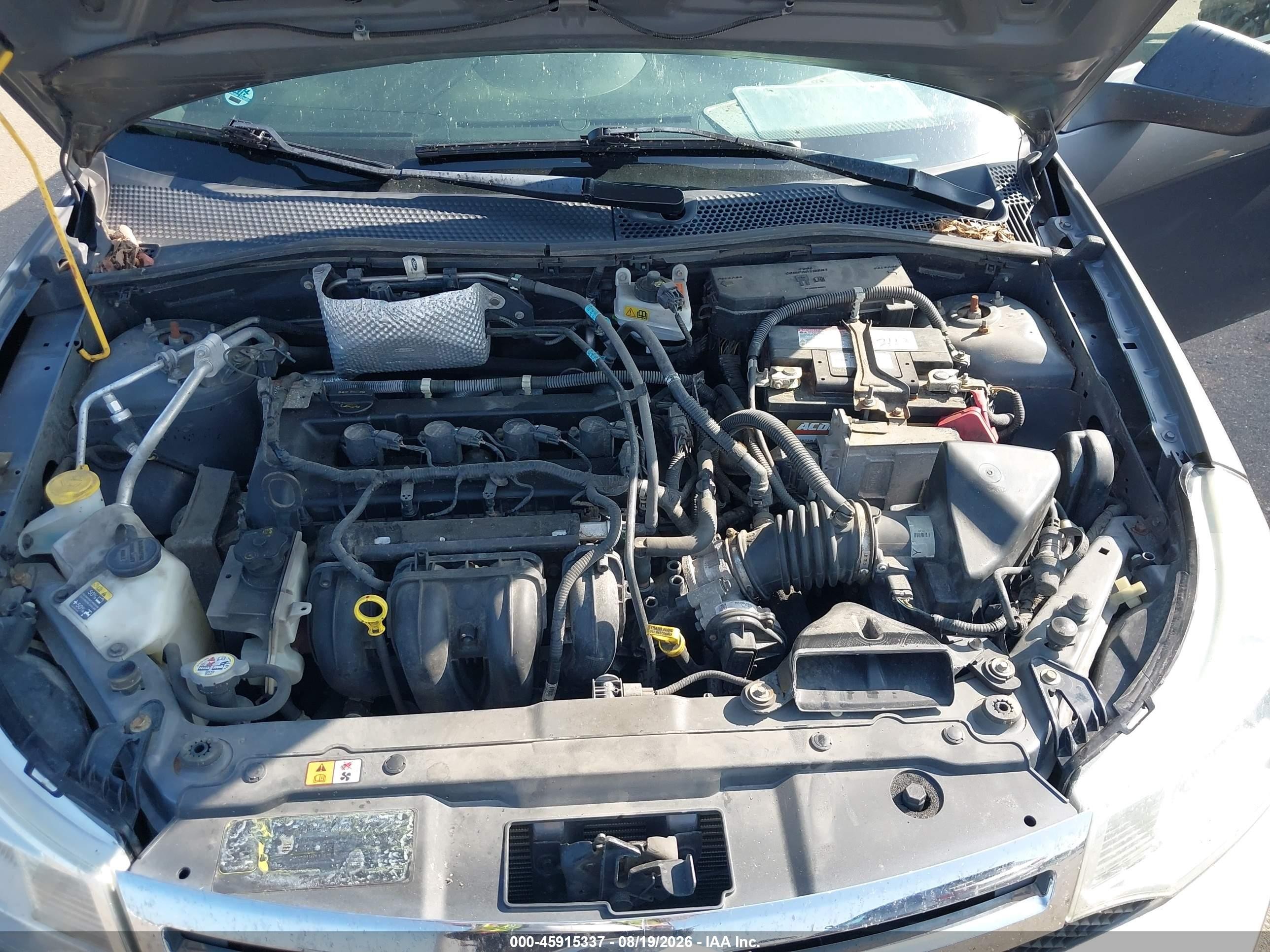 2011 Ford Focus Se Gray vin: 1FAHP3FNXBW103497