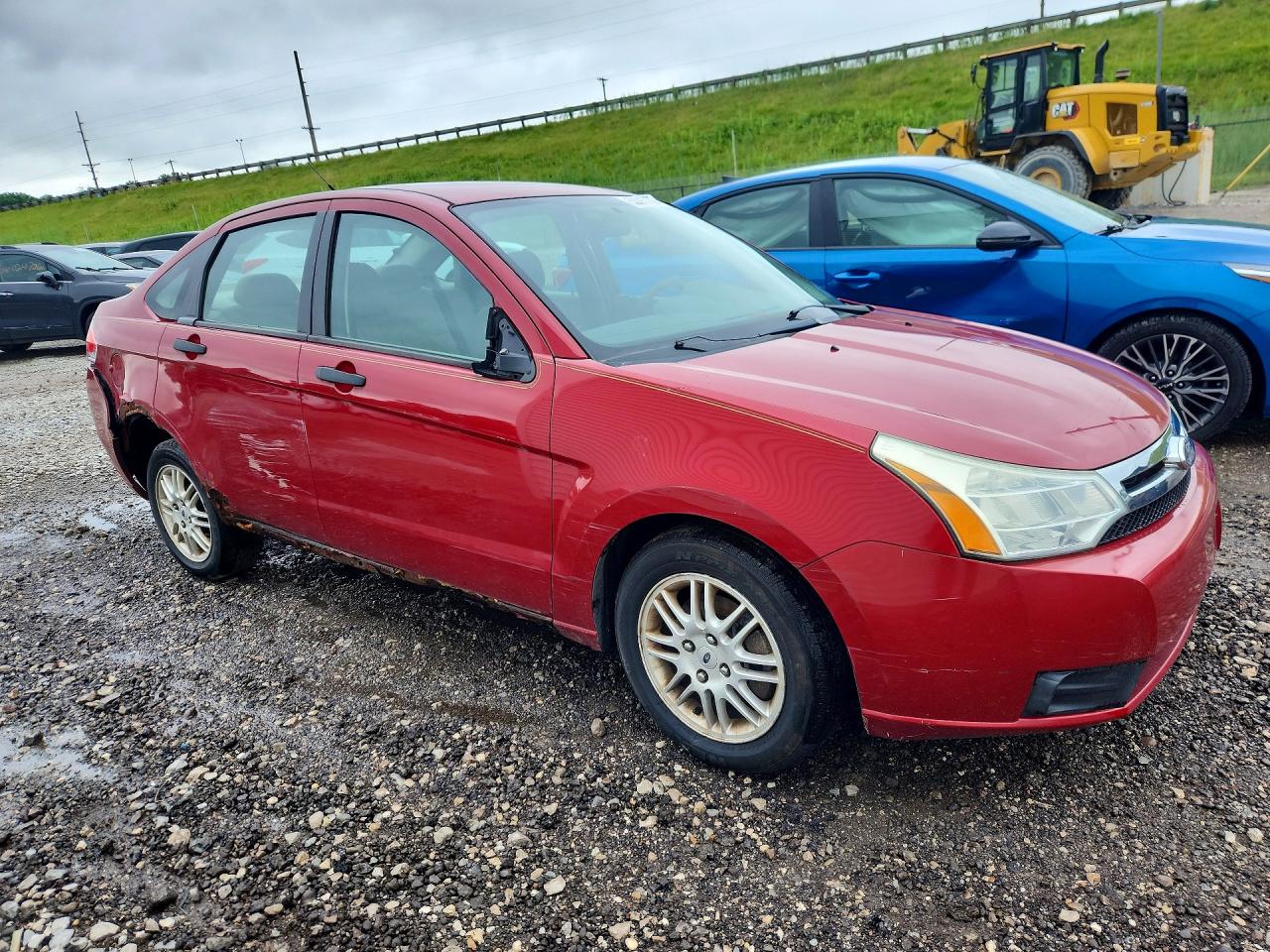 2011 Ford Focus Se Red vin: 1FAHP3FNXBW116251