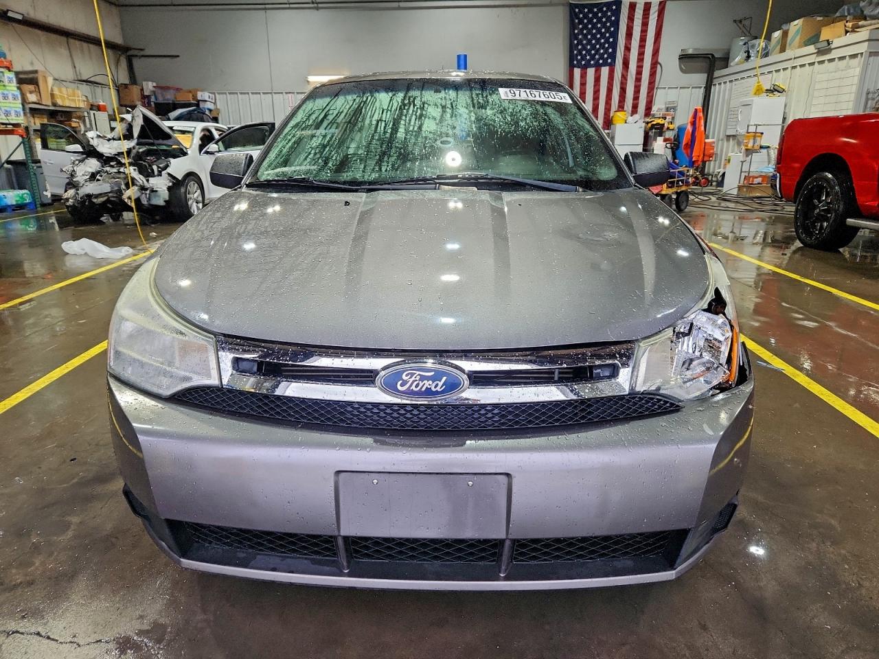 2011 Ford Focus Se Gray vin: 1FAHP3FNXBW153204