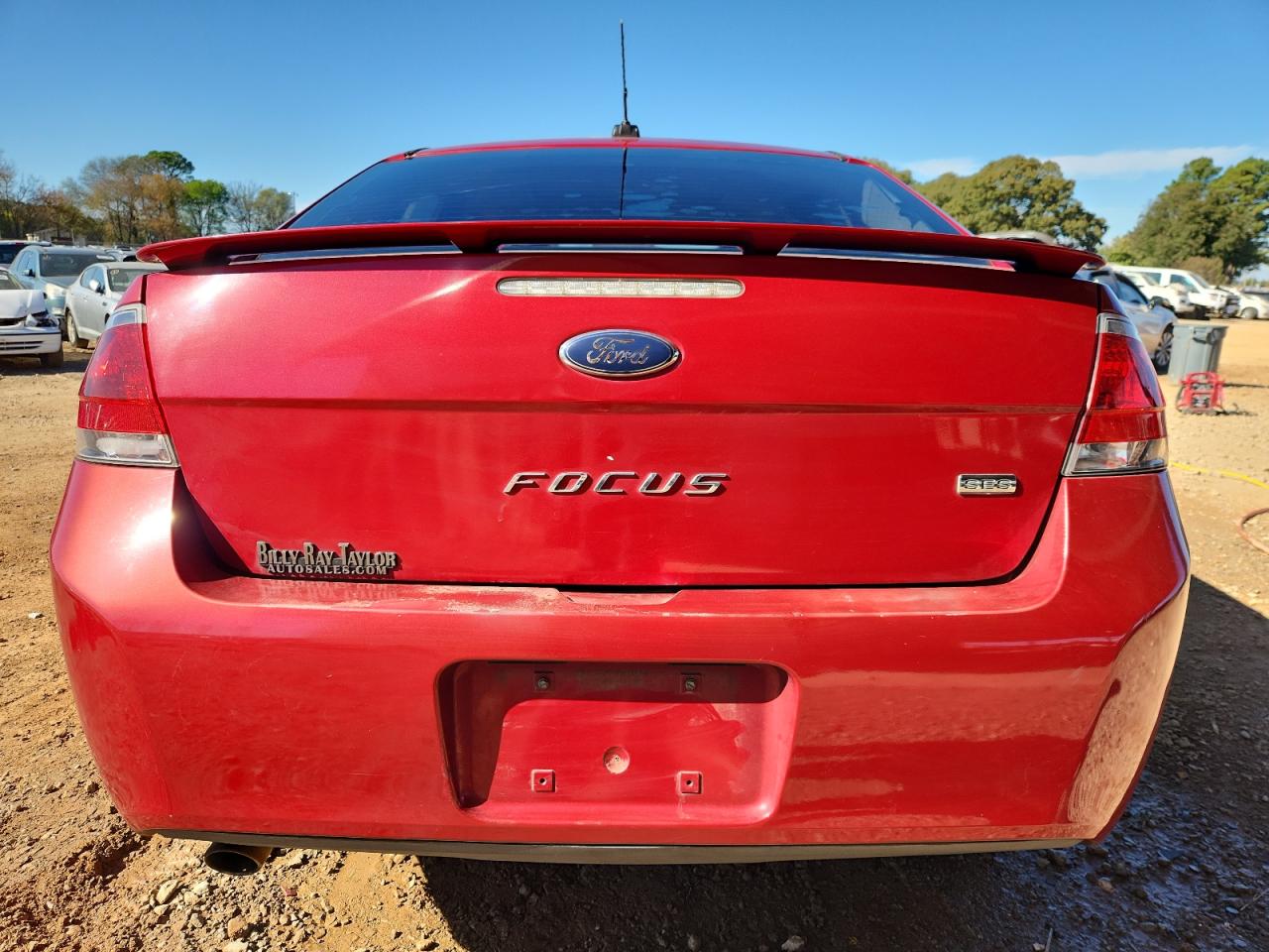 2010 Ford Focus Ses Red vin: 1FAHP3GN0AW194907