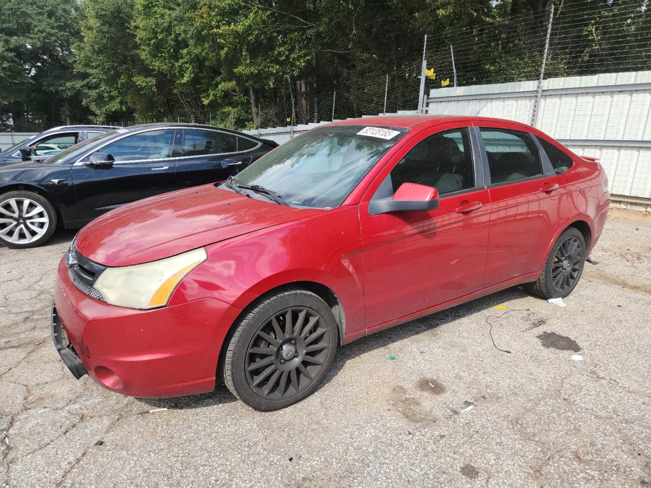 2010 Ford Focus Ses Red vin: 1FAHP3GN0AW237156