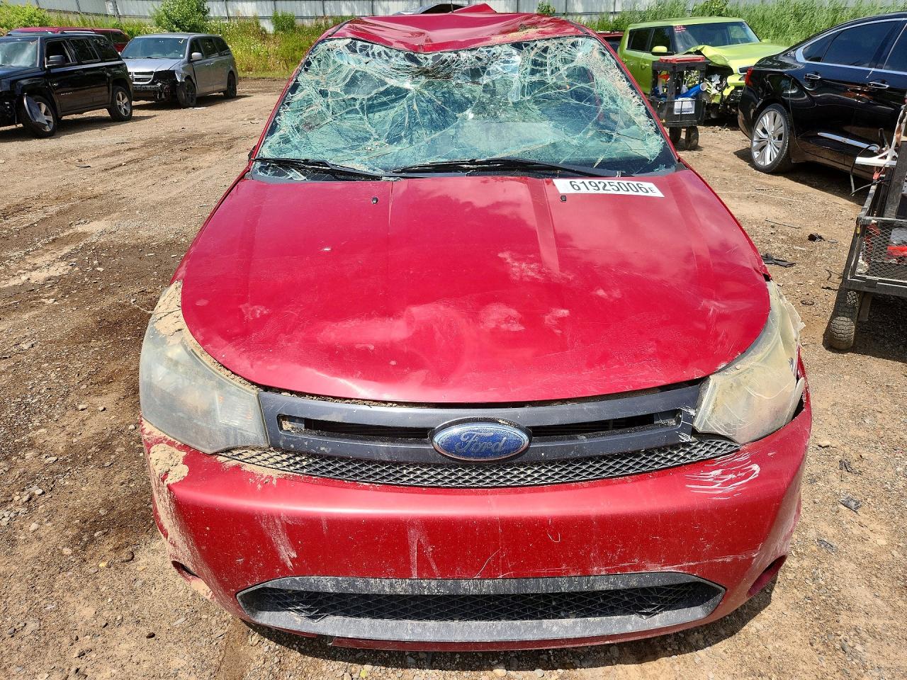 2010 Ford Focus Ses Red vin: 1FAHP3GN1AW105331