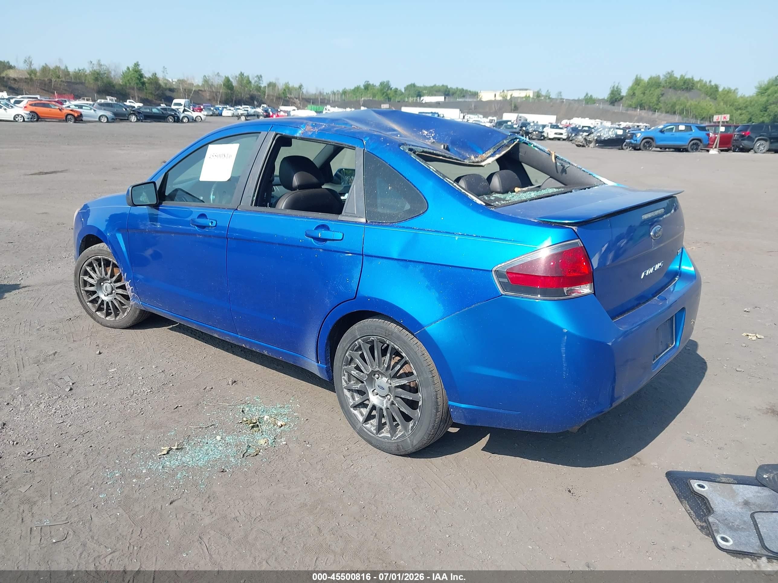 2011 Ford Focus Ses Blue vin: 1FAHP3GN1BW158046