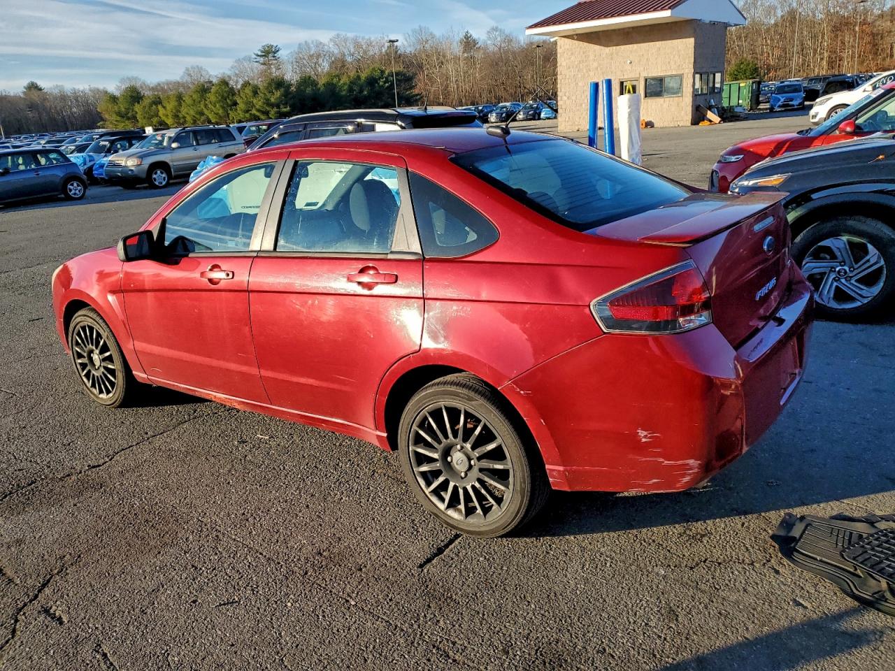 2010 Ford Focus Ses Red vin: 1FAHP3GN2AW252824