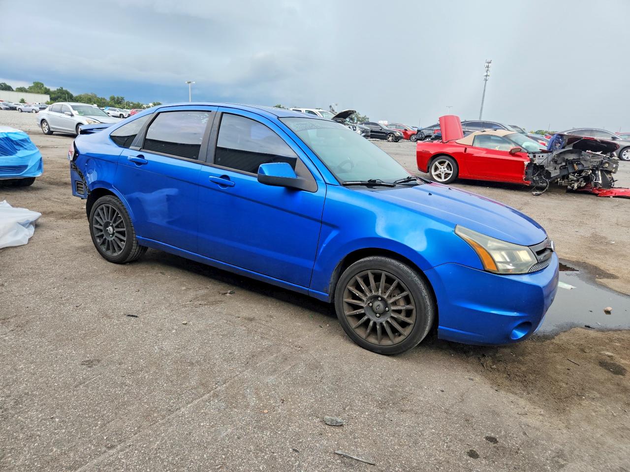2011 Ford Focus Ses Blue vin: 1FAHP3GN2BW184820