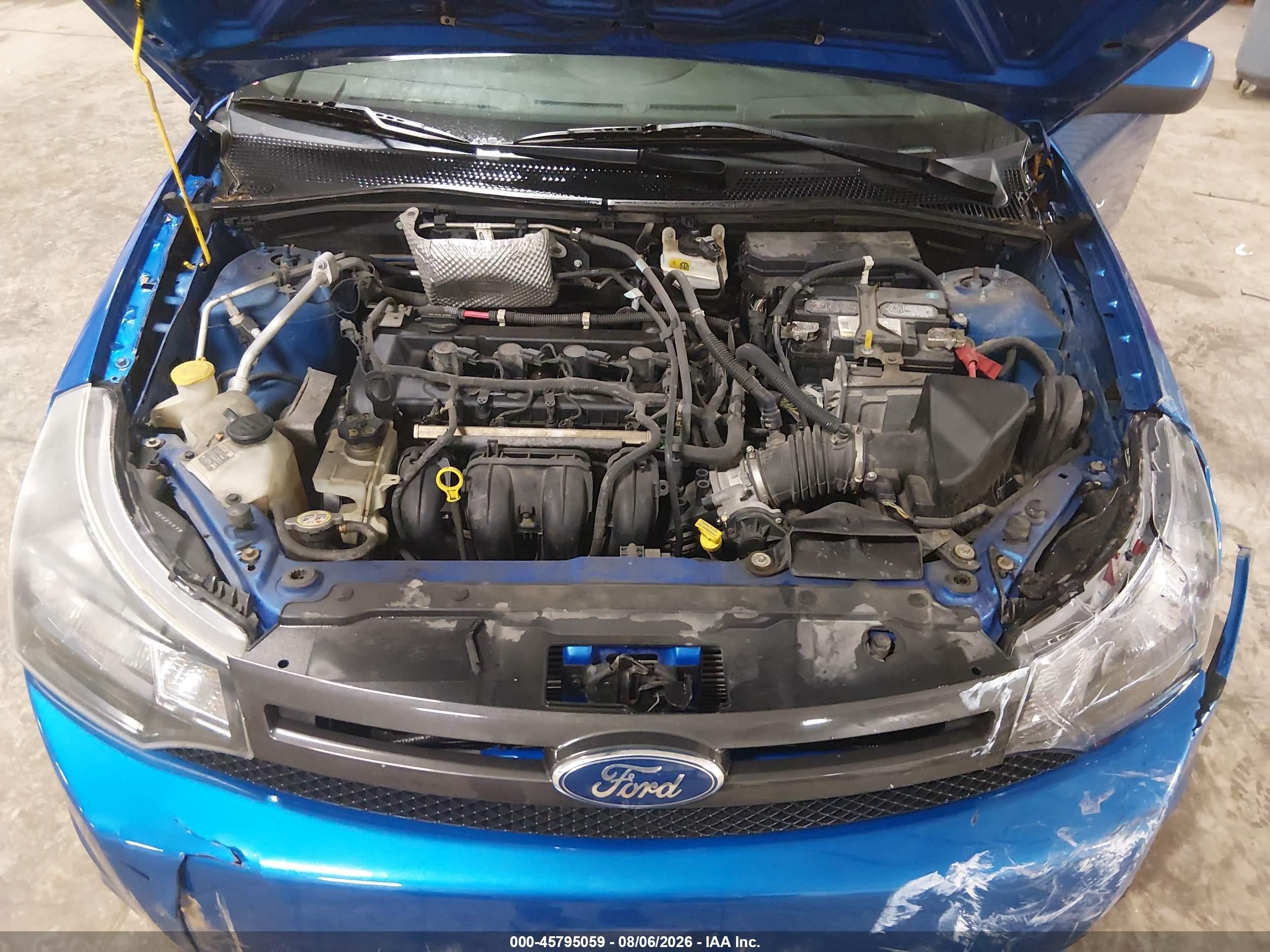 2011 Ford Focus Ses Blue vin: 1FAHP3GN2BW190441
