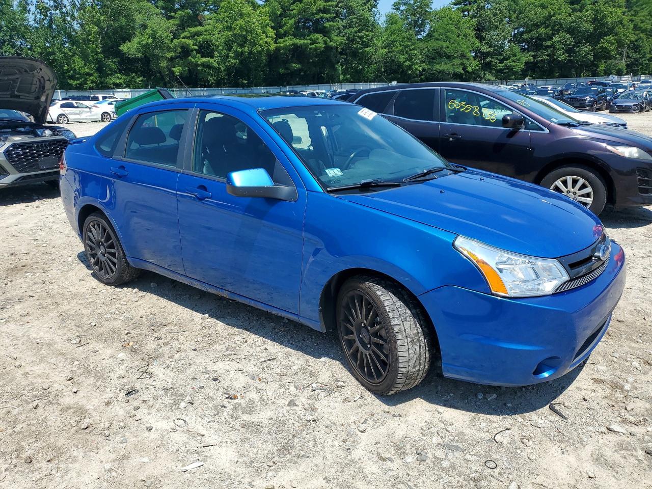 2010 Ford Focus Ses Синий vin: 1FAHP3GN3AW115021