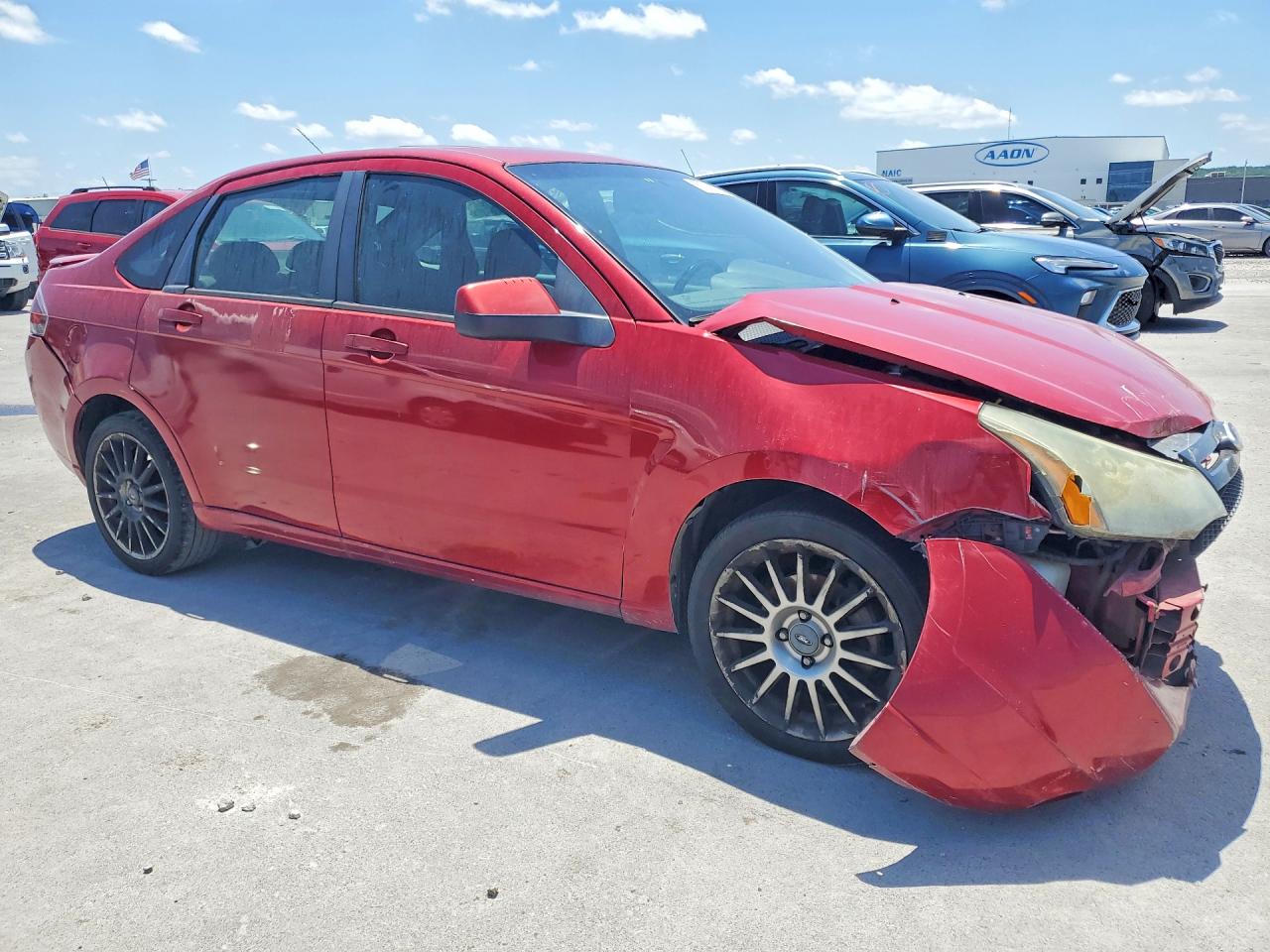 2011 Ford Focus Ses Red vin: 1FAHP3GN3BW153415