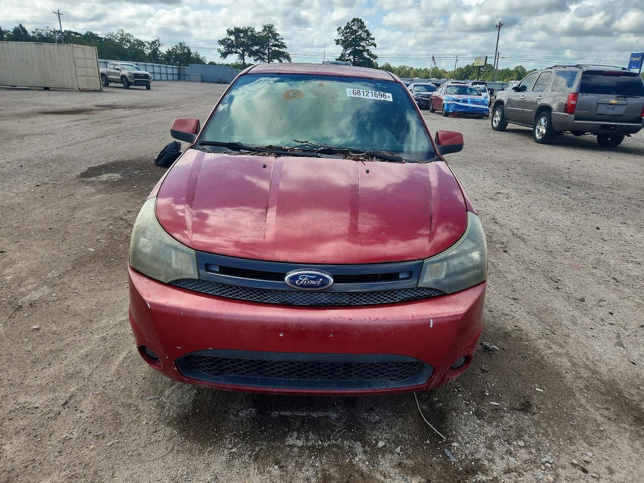 2010 Ford Focus Ses Red vin: 1FAHP3GN4AW182999