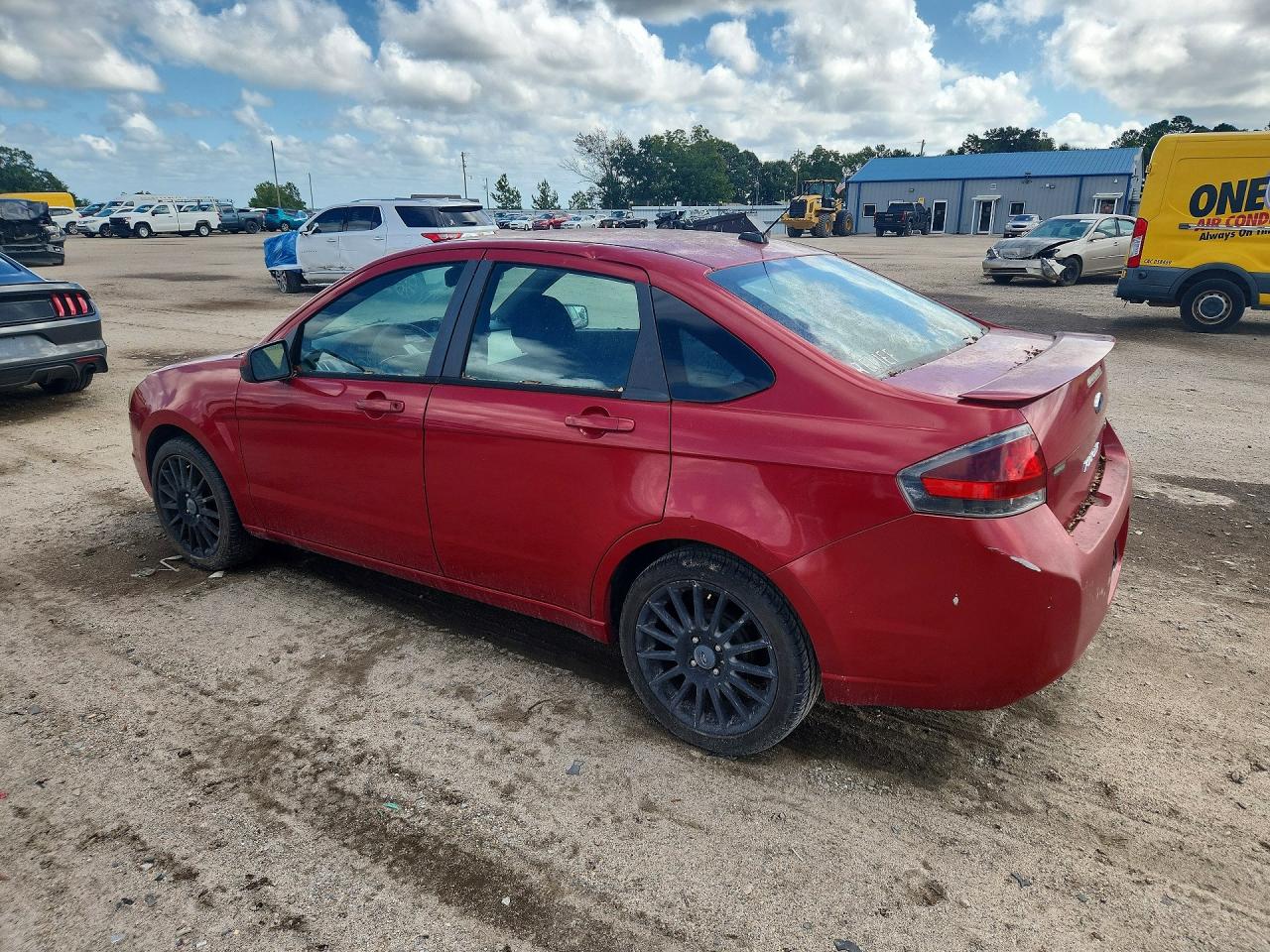 2010 Ford Focus Ses Red vin: 1FAHP3GN4AW182999