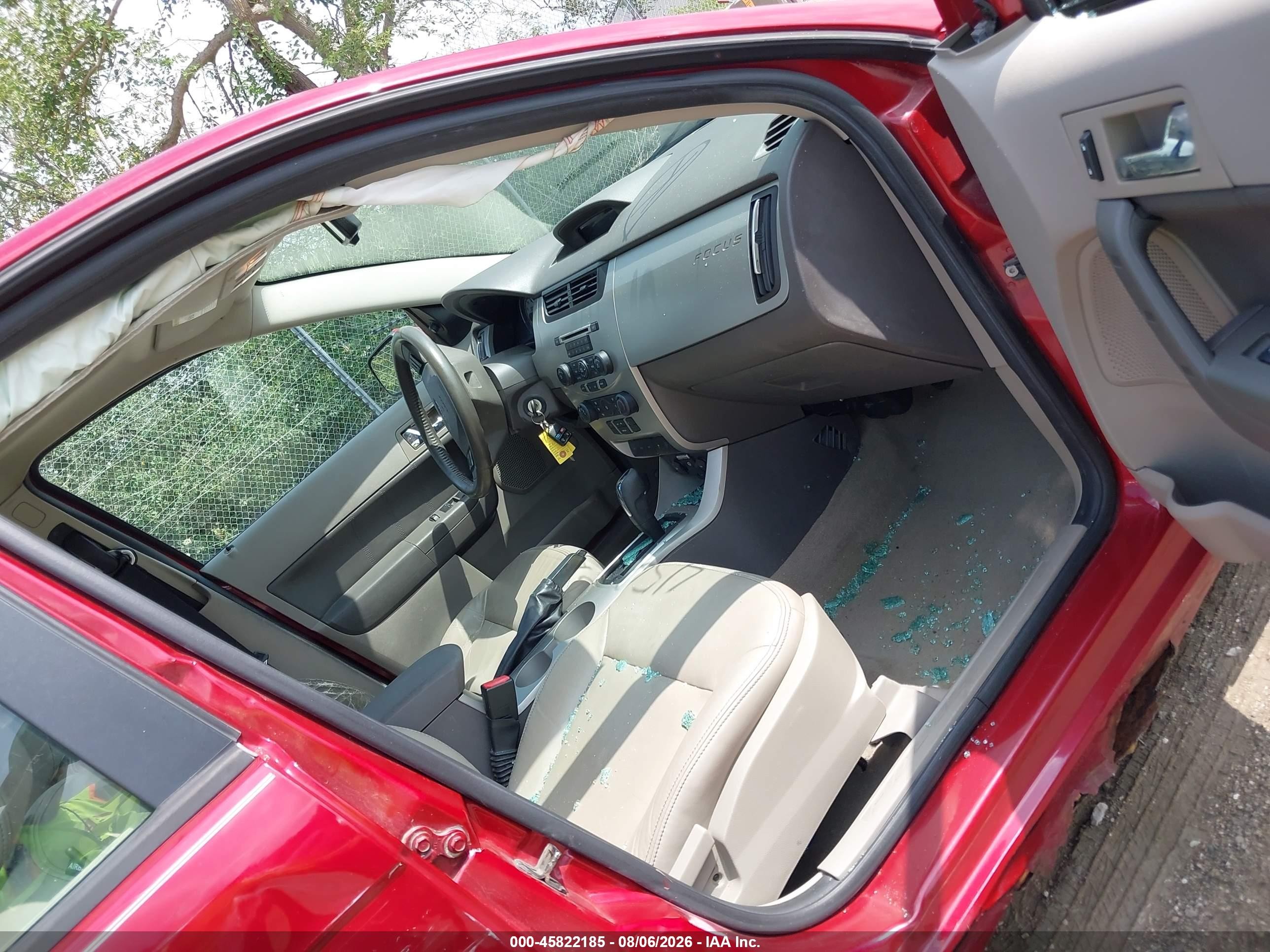 2010 Ford Focus Ses Red vin: 1FAHP3GN4AW270967