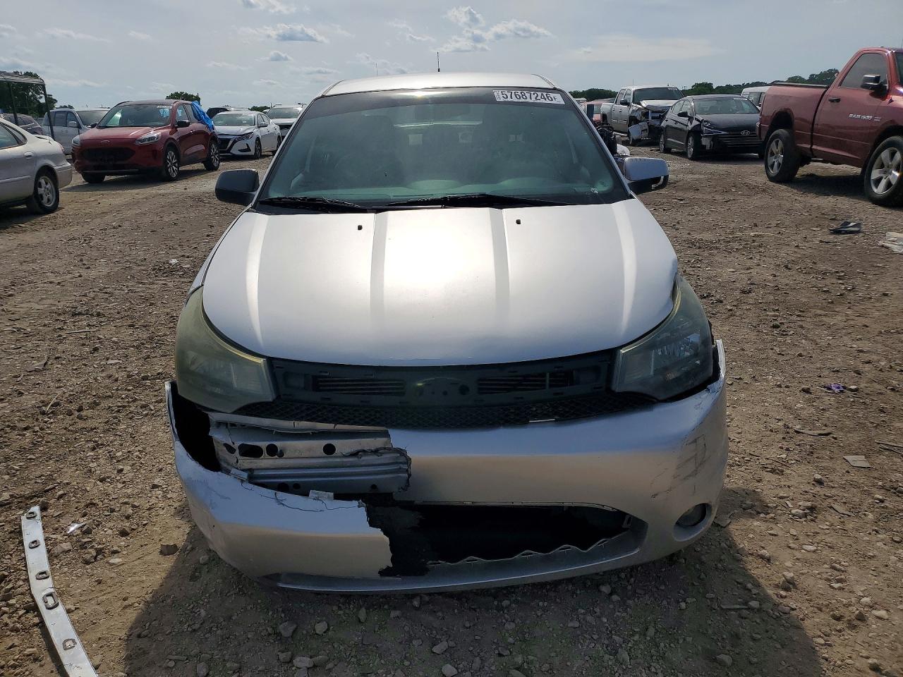 2010 Ford Focus Ses Silver vin: 1FAHP3GN5AW134444