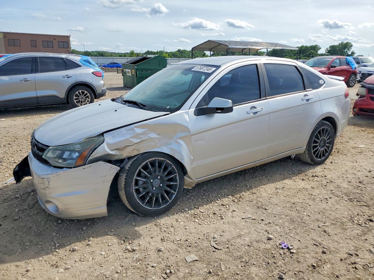 2010 Ford Focus Ses Silver vin: 1FAHP3GN5AW134444