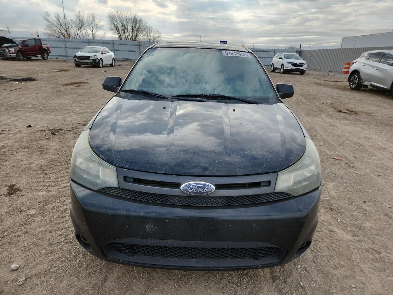 2010 Ford Focus Black vin: 1FAHP3GN6AW157652