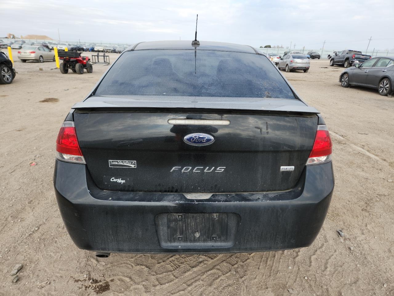 2010 Ford Focus Black vin: 1FAHP3GN6AW157652