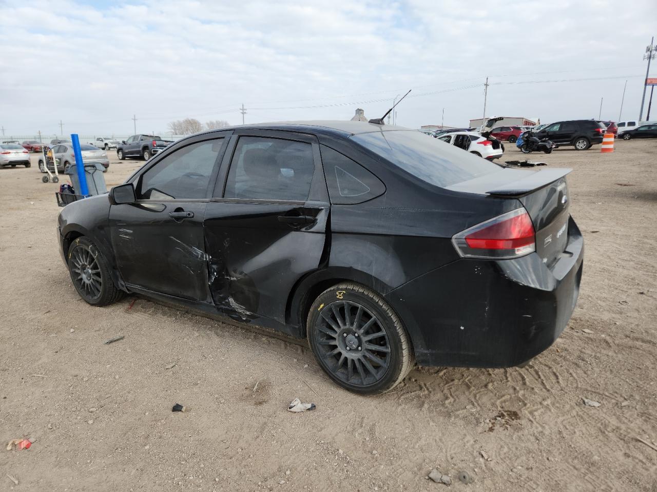2010 Ford Focus Black vin: 1FAHP3GN6AW157652