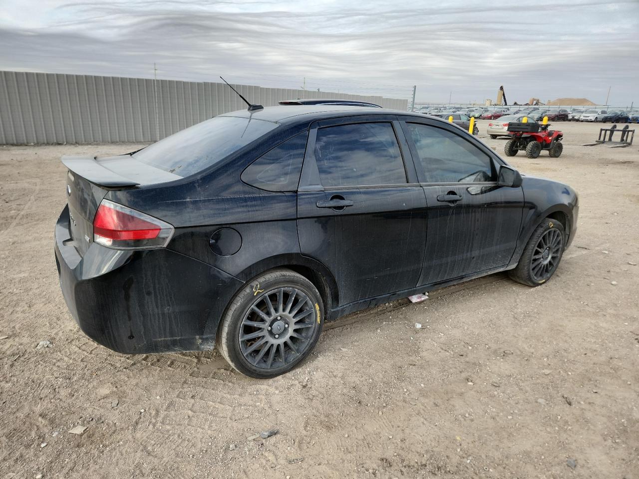 2010 Ford Focus Black vin: 1FAHP3GN6AW157652
