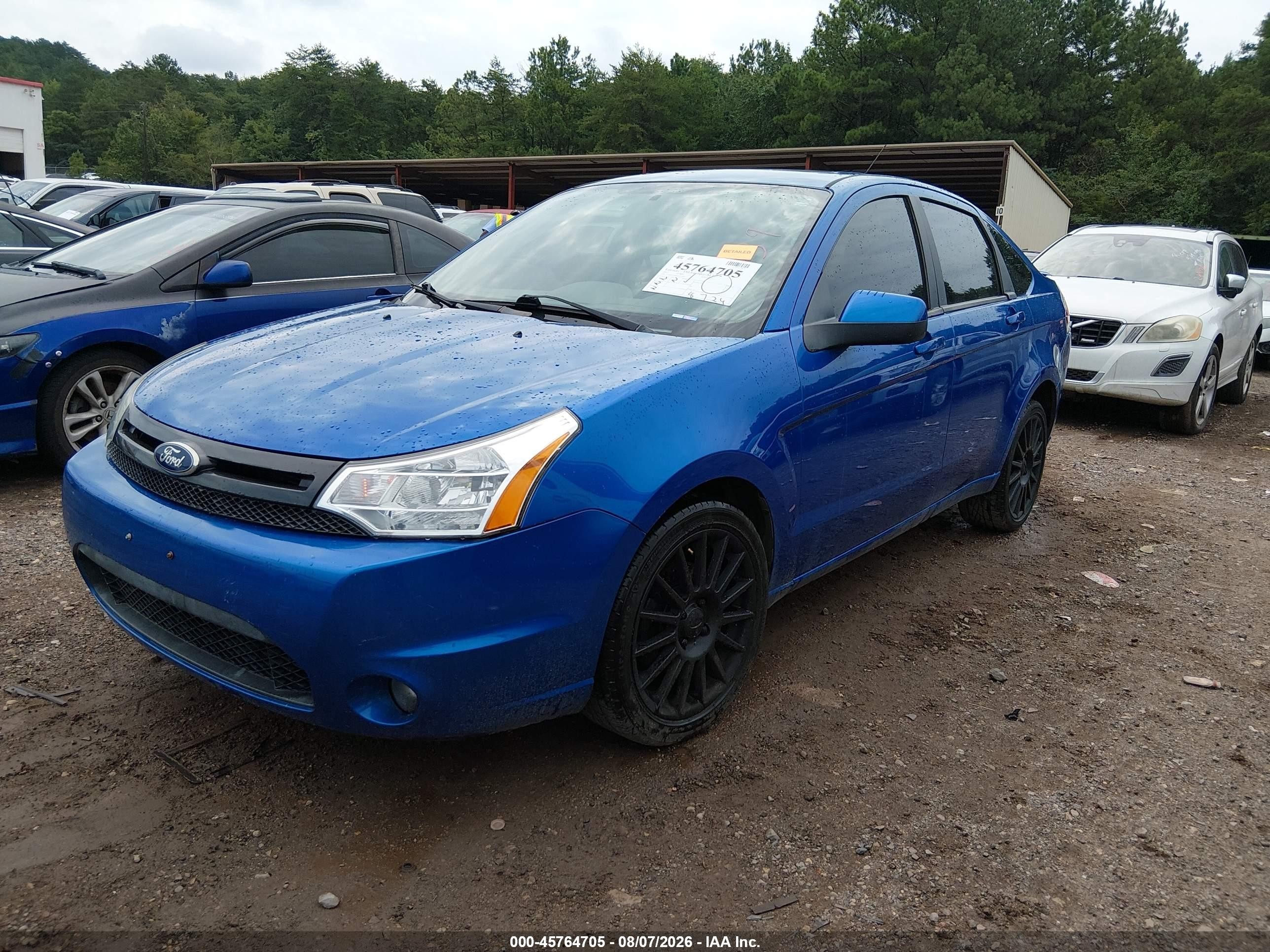 2011 Ford Focus Ses Синий vin: 1FAHP3GN6BW165039
